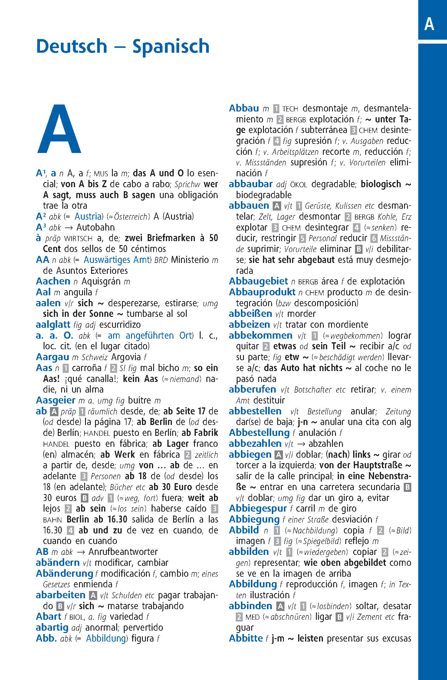 Langenscheidt Abitur-Wörterbuch Spanisch Klausurausgabe