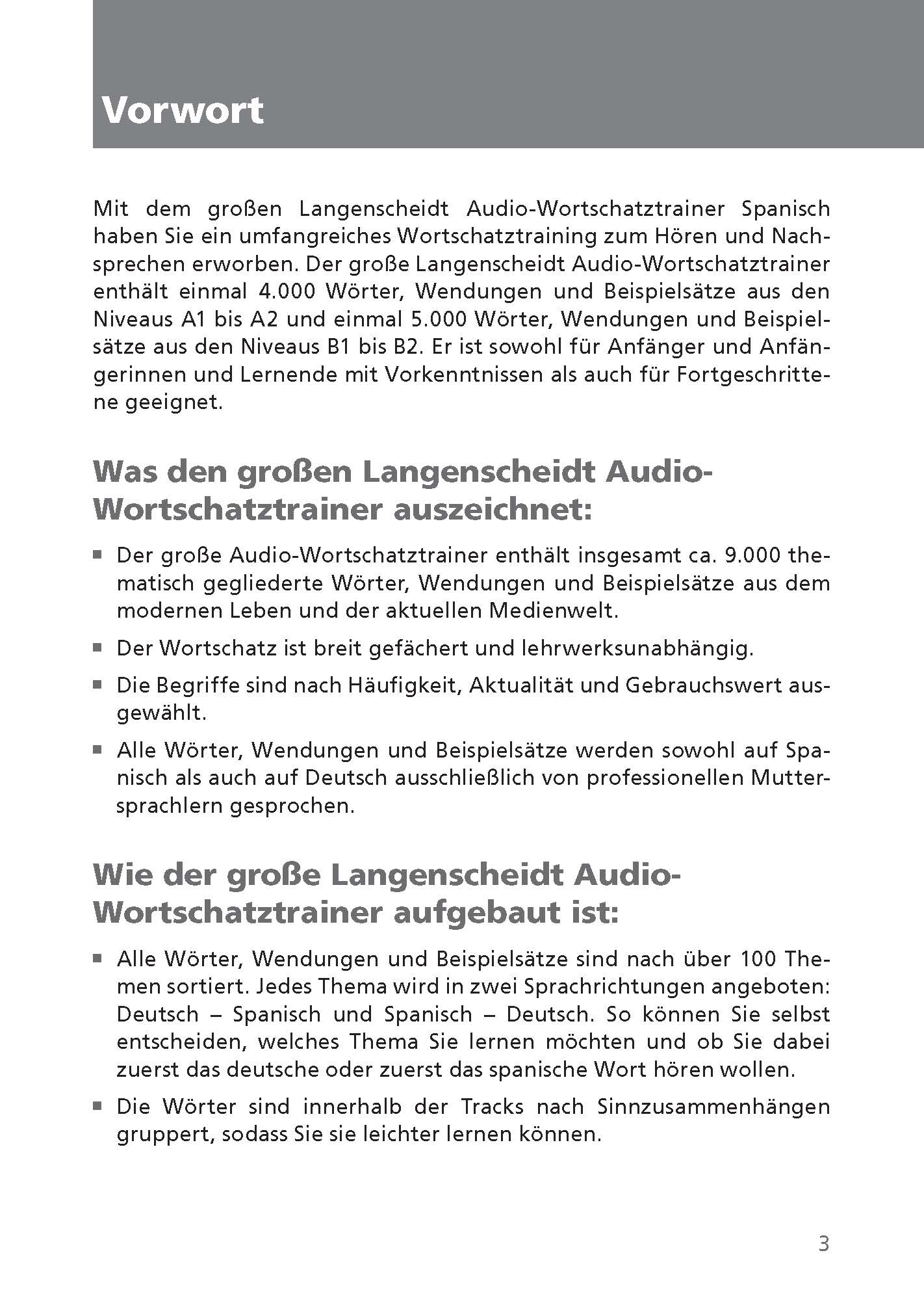 Langenscheidt Der große Audio-Wortschatztrainer Spanisch