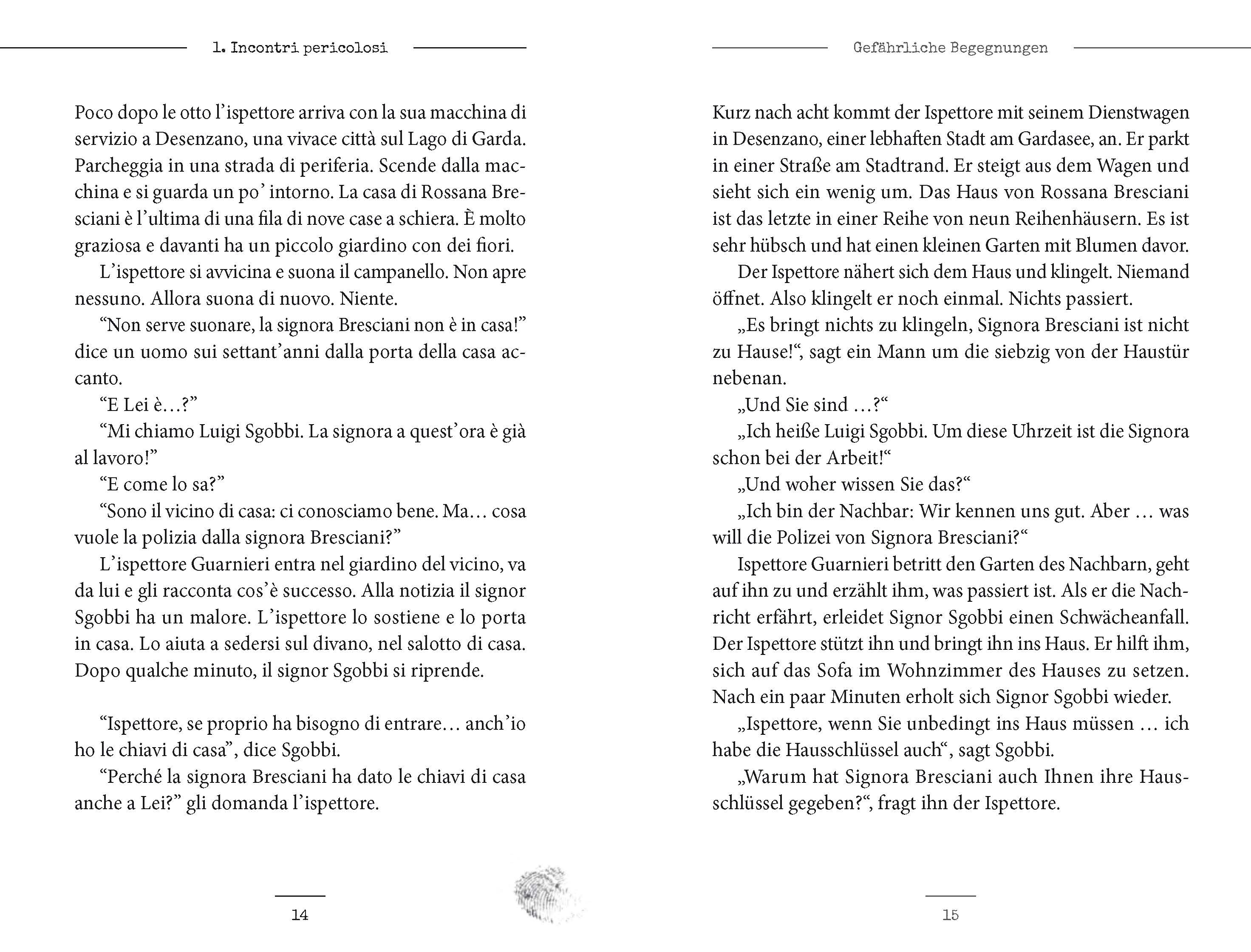 Langenscheidt Krimi zweisprachig Italienisch (A2/B1) - Incontri pericolosi