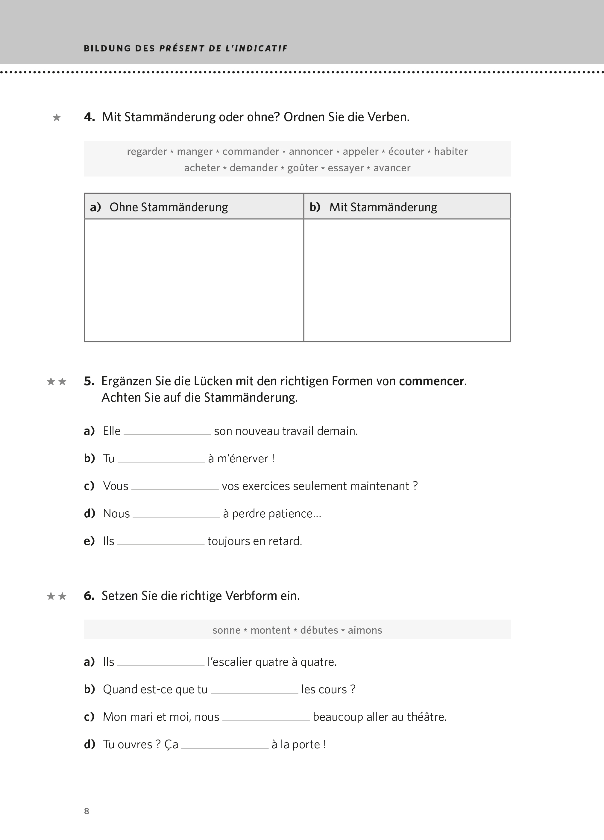 PONS Verben & Zeiten trainieren Französisch