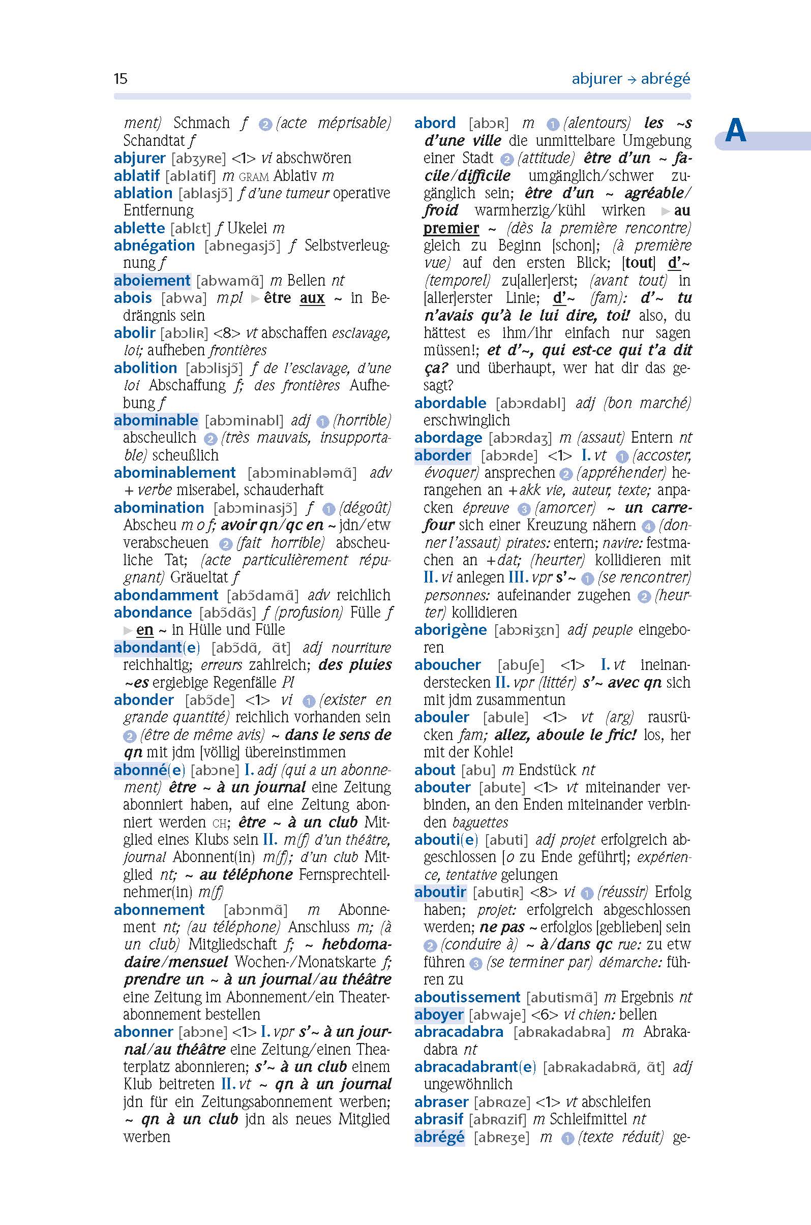 PONS Das große Schulwörterbuch Klausurausgabe Französisch