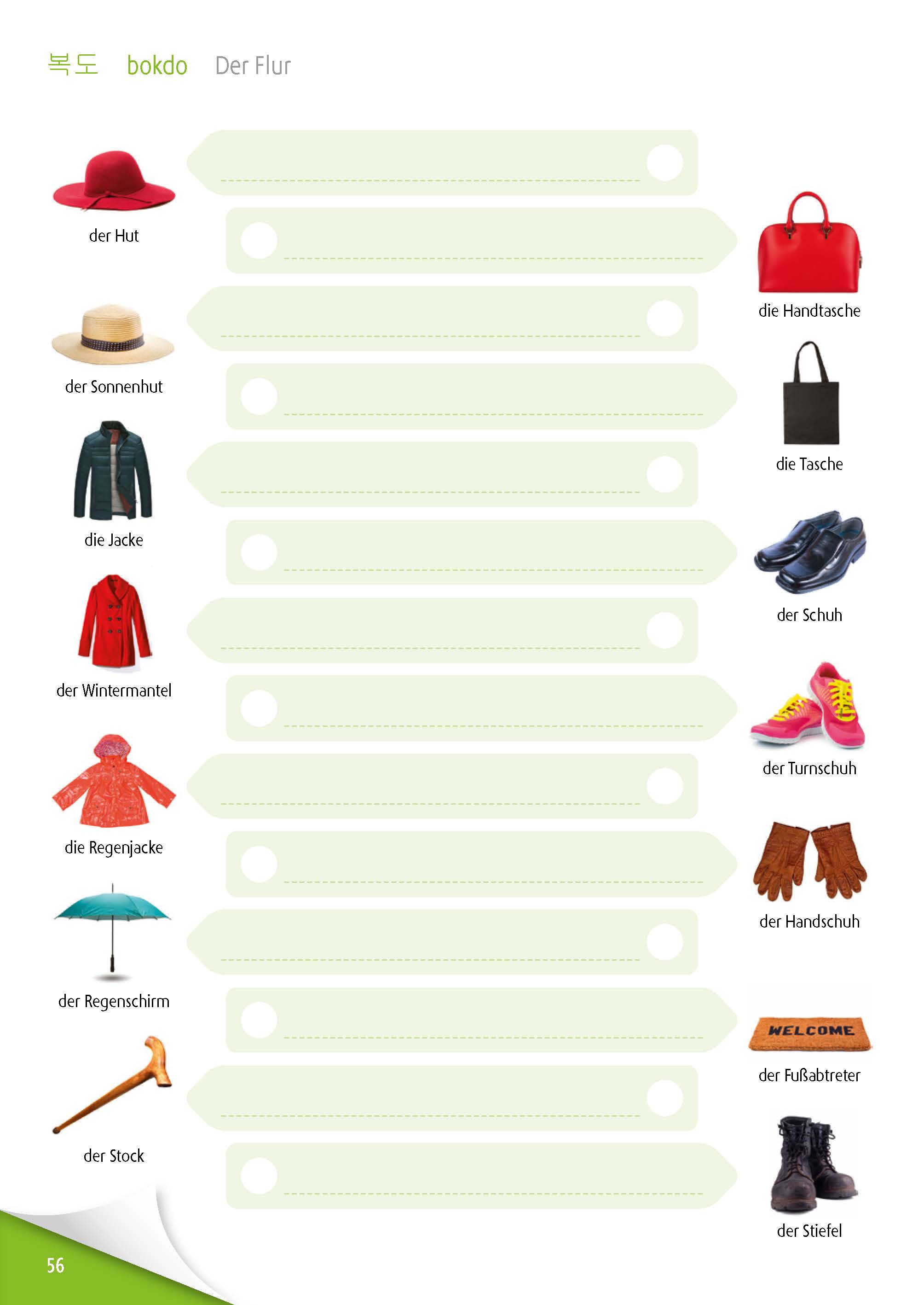 PONS 444 Vokabelsticker Koreanisch