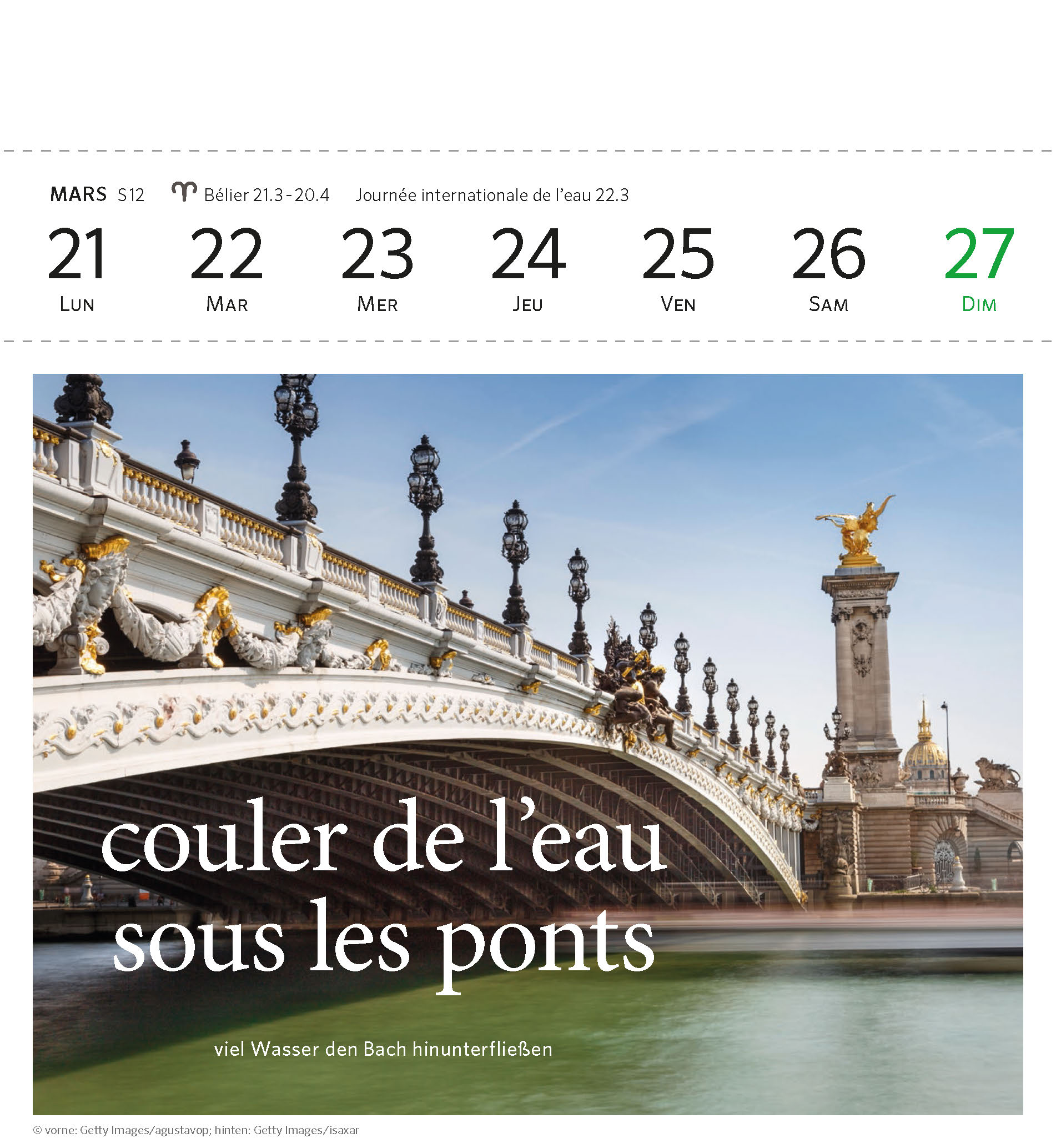 PONS Sprachkalender 2022 Französisch