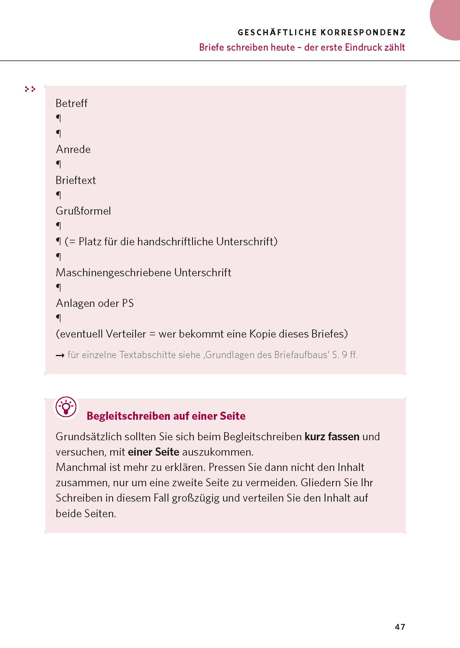 PONS Briefe, E-Mails & Bewerbungen