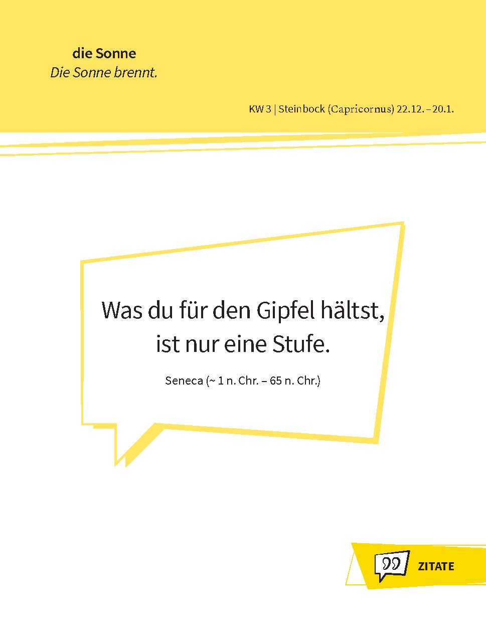 Langenscheidt Sprachkalender Latein 2026