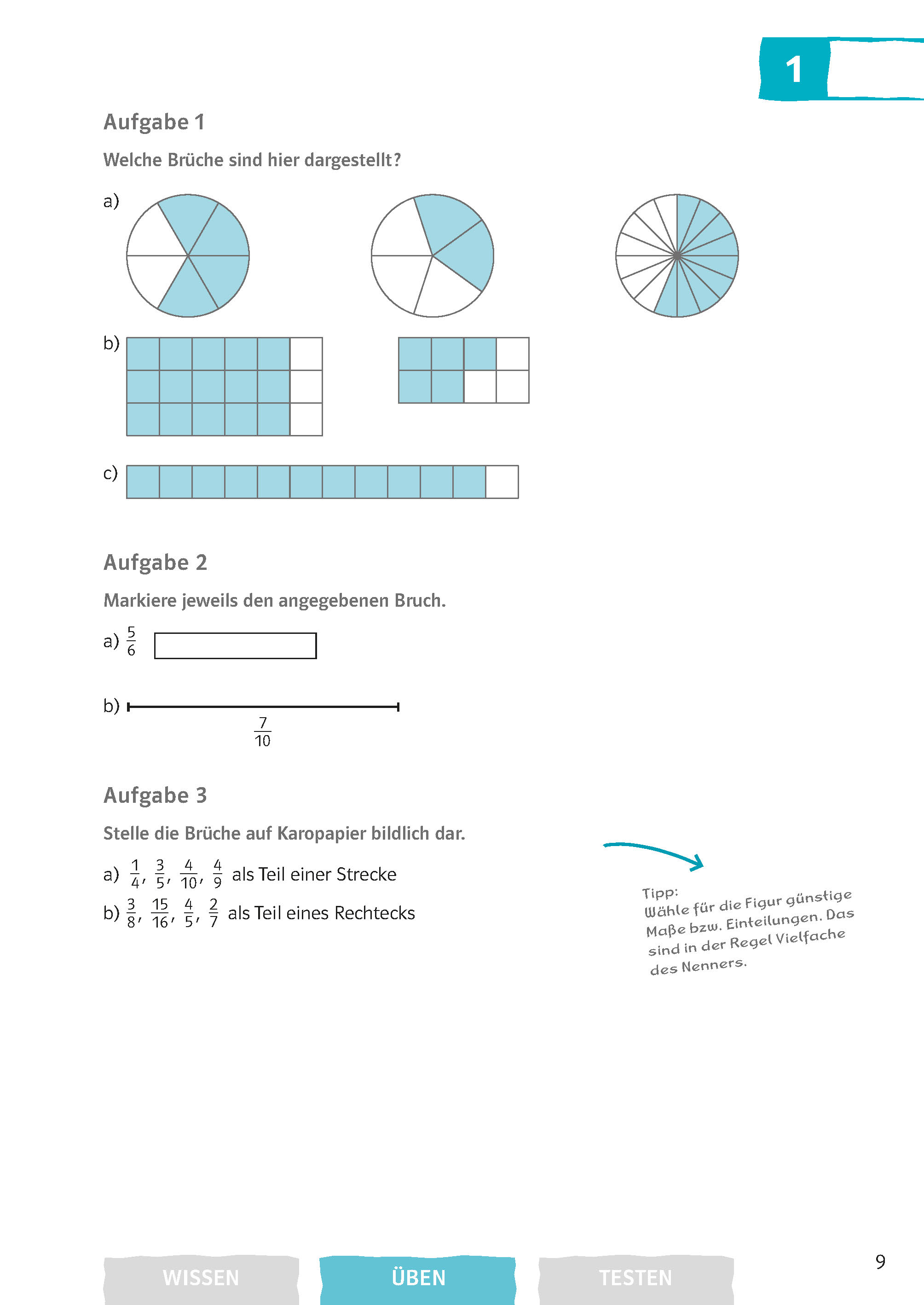 Klett Bruchrechnung im Griff Mathematik 5.-8. Klasse