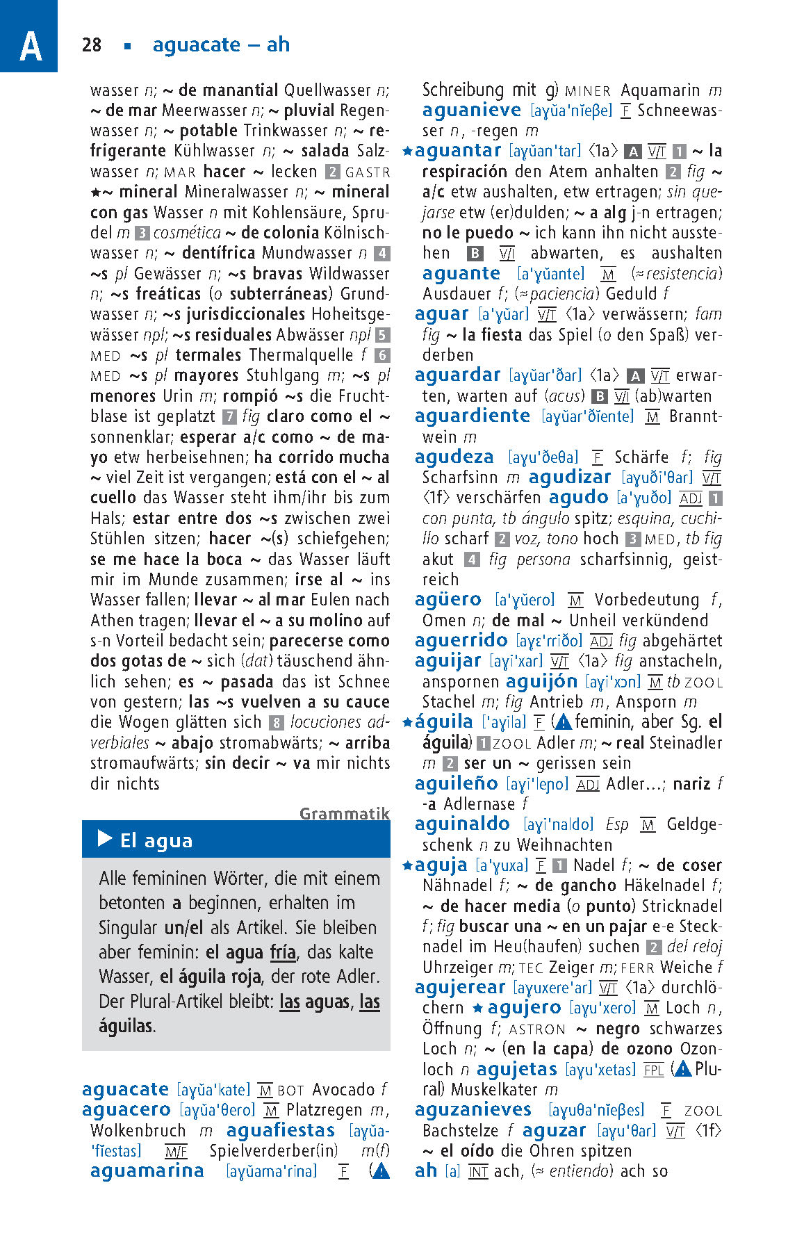 Langenscheidt Schulwörterbuch Spanisch