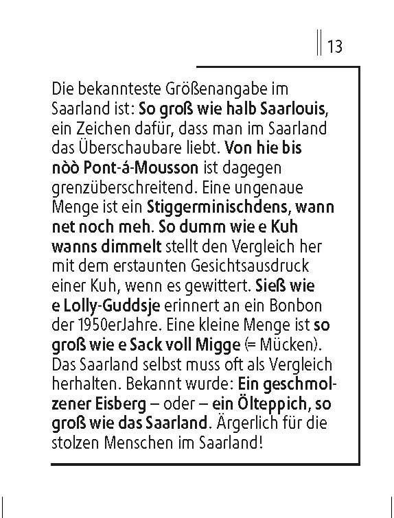 Langenscheidt Lilliput Saarländisch