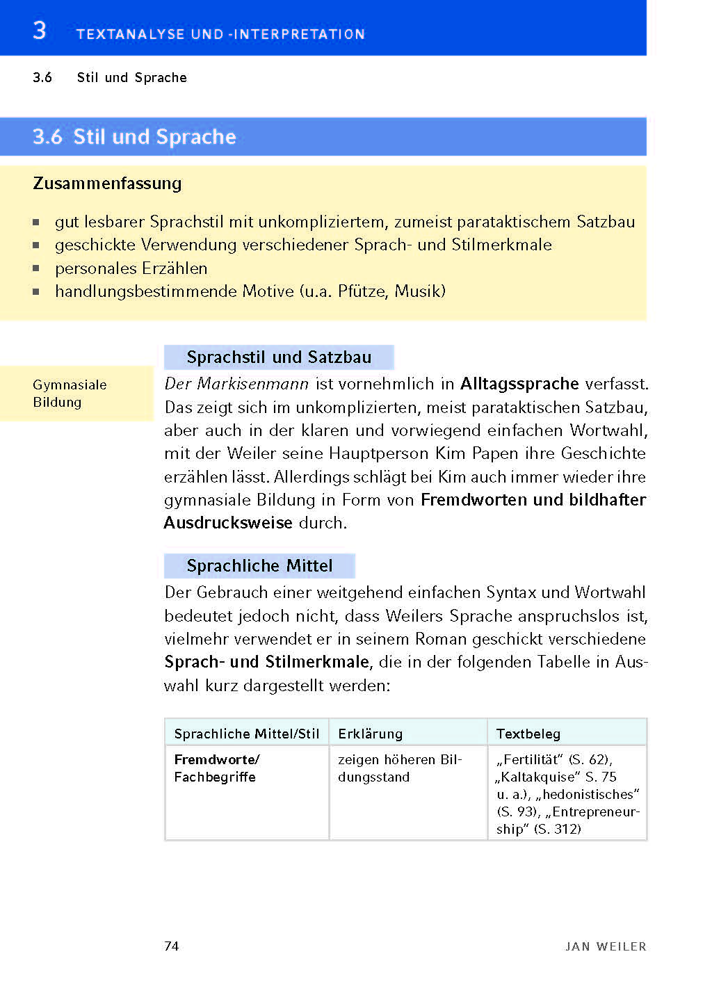 Der Markisenmann von Jan Weiler