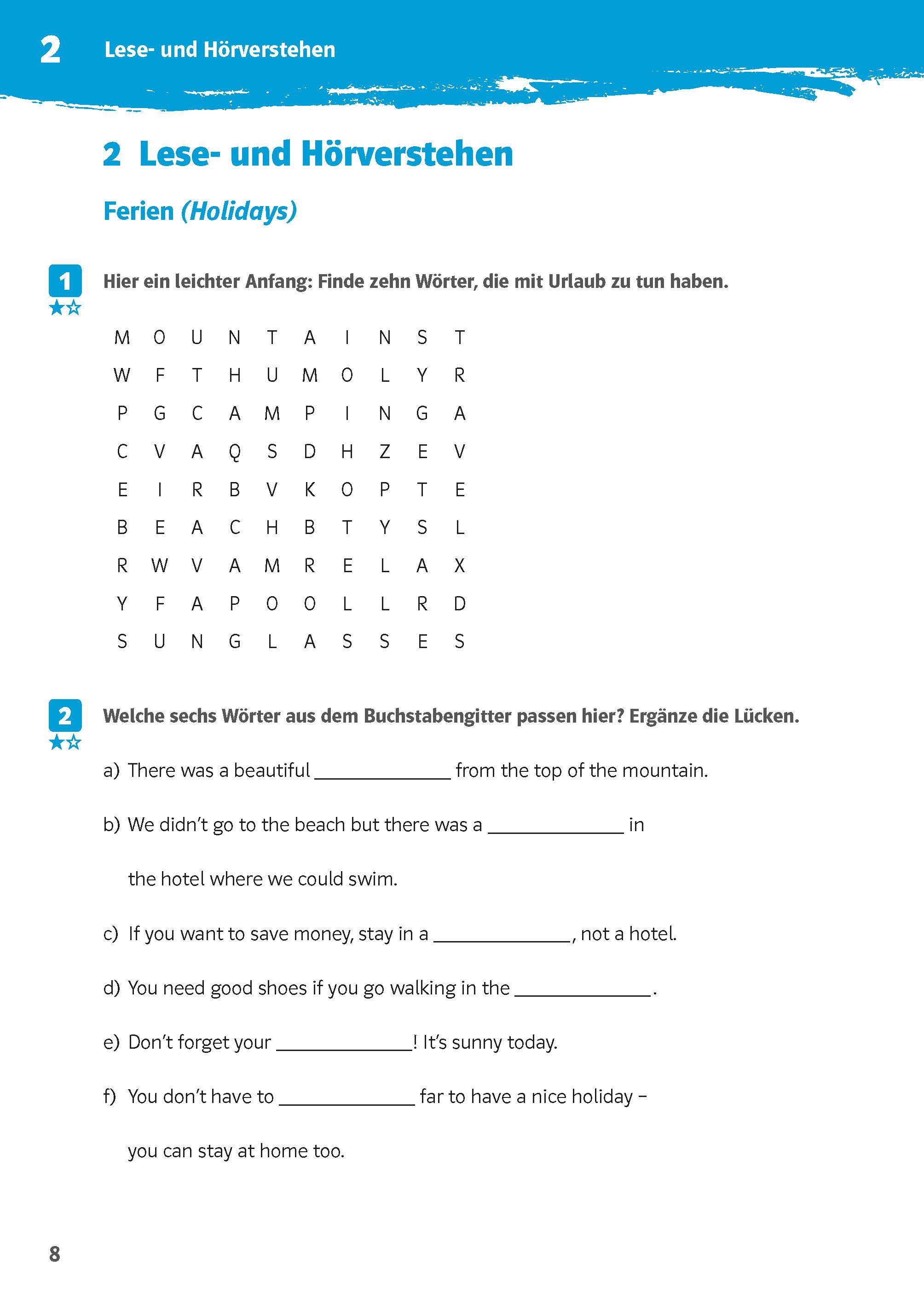 Klett 10-Minuten-Training Englisch Lese- und Hörverstehen 6. Klasse