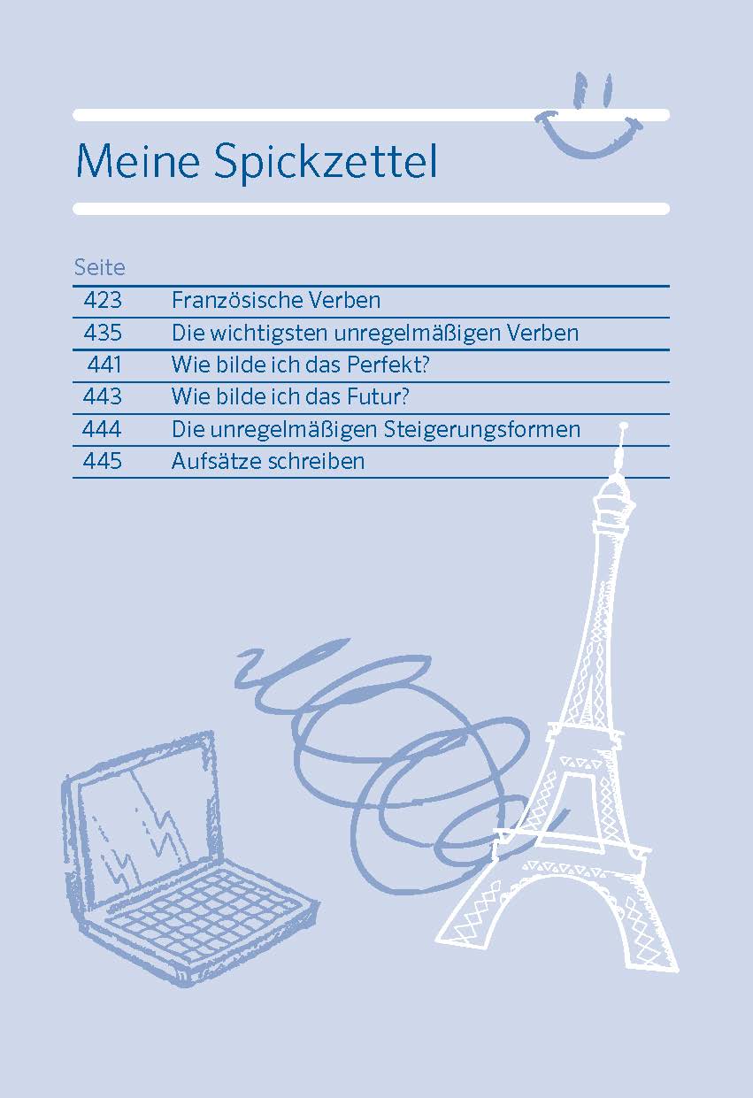 PONS Spick-Wörterbuch Französisch  für die Schule