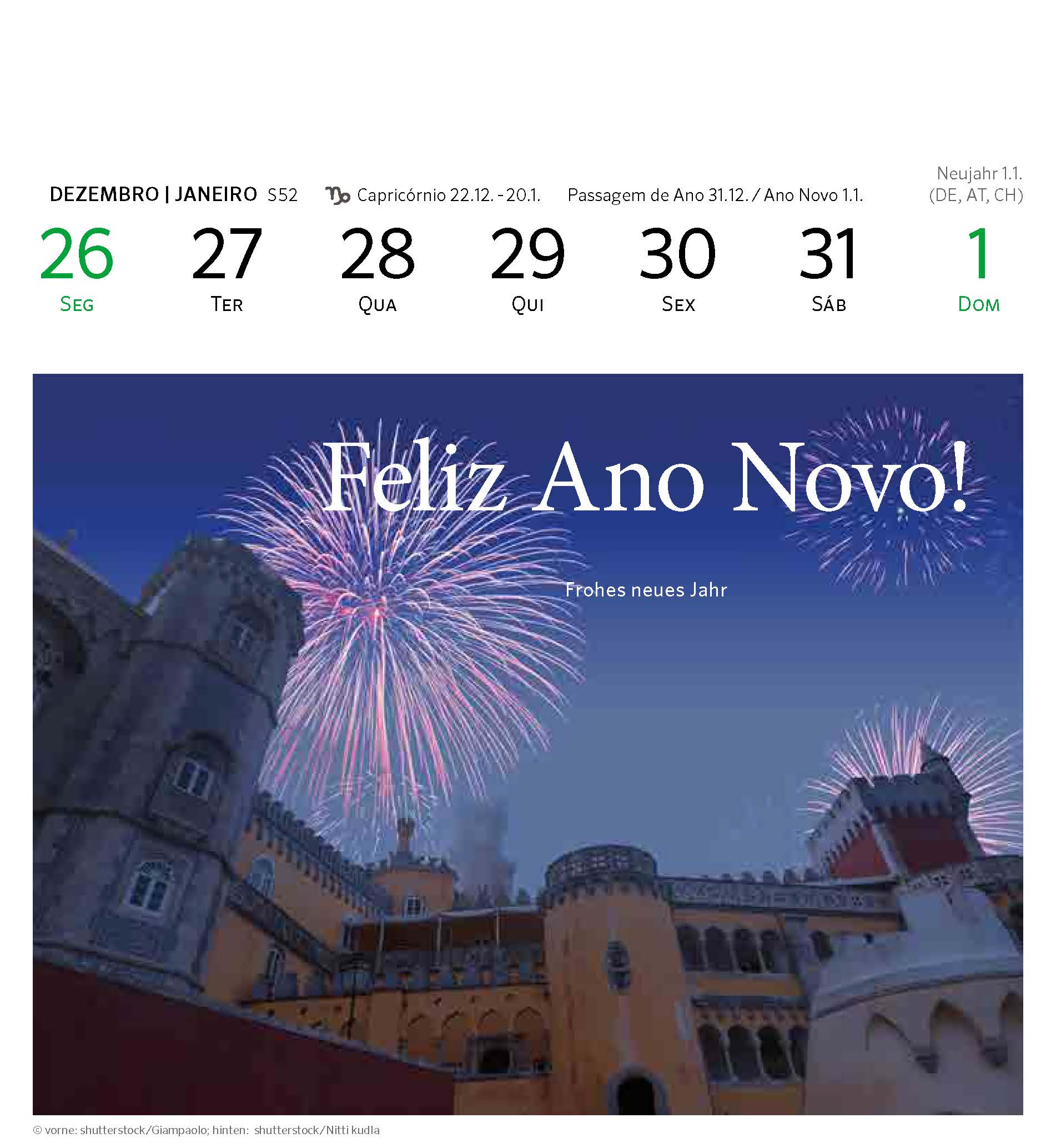 PONS Sprachkalender Portugiesisch 2023