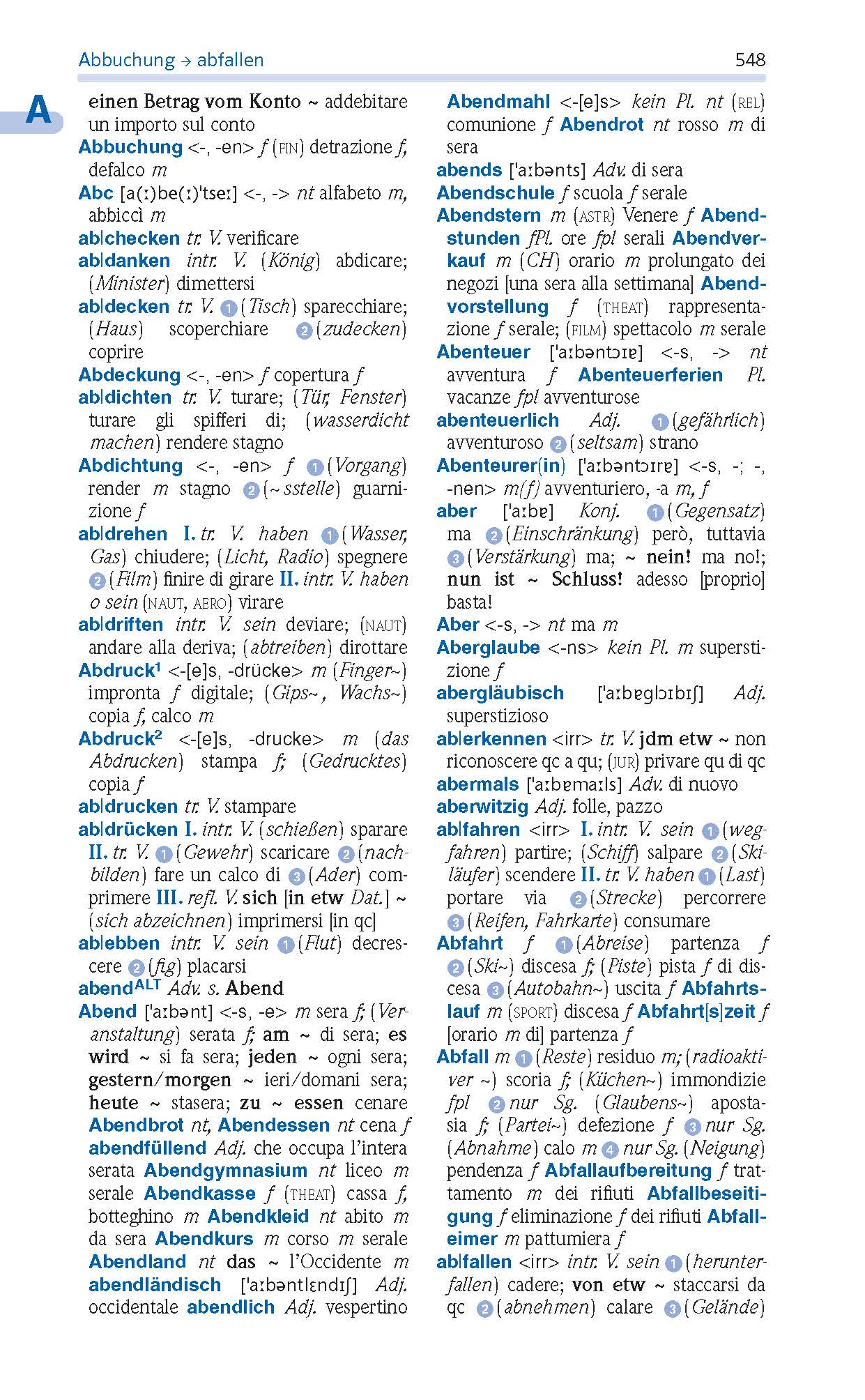 PONS Standardwörterbuch Plus Italienisch