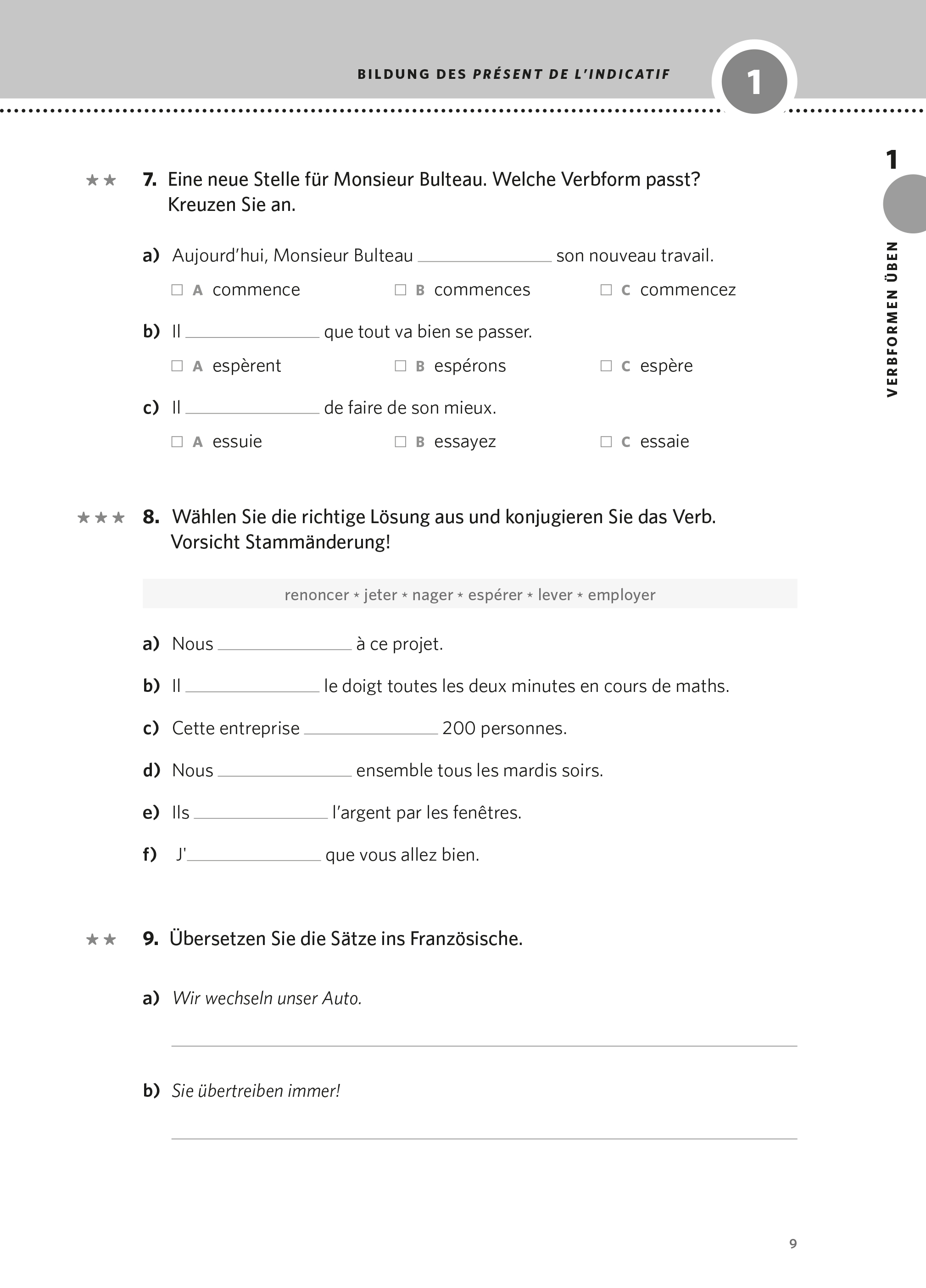 PONS Verben & Zeiten trainieren Französisch