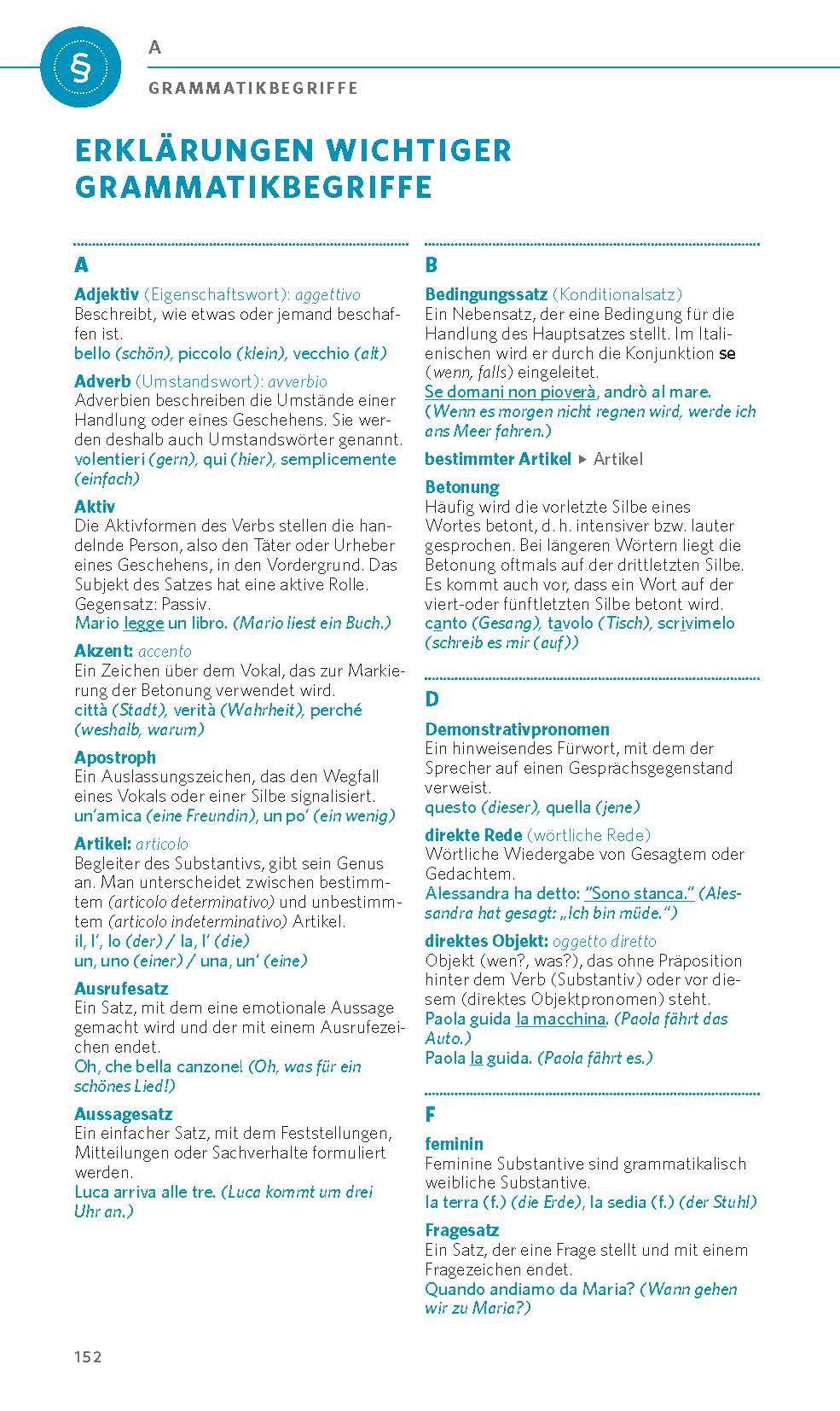 PONS Grammatik kurz & bündig Italienisch