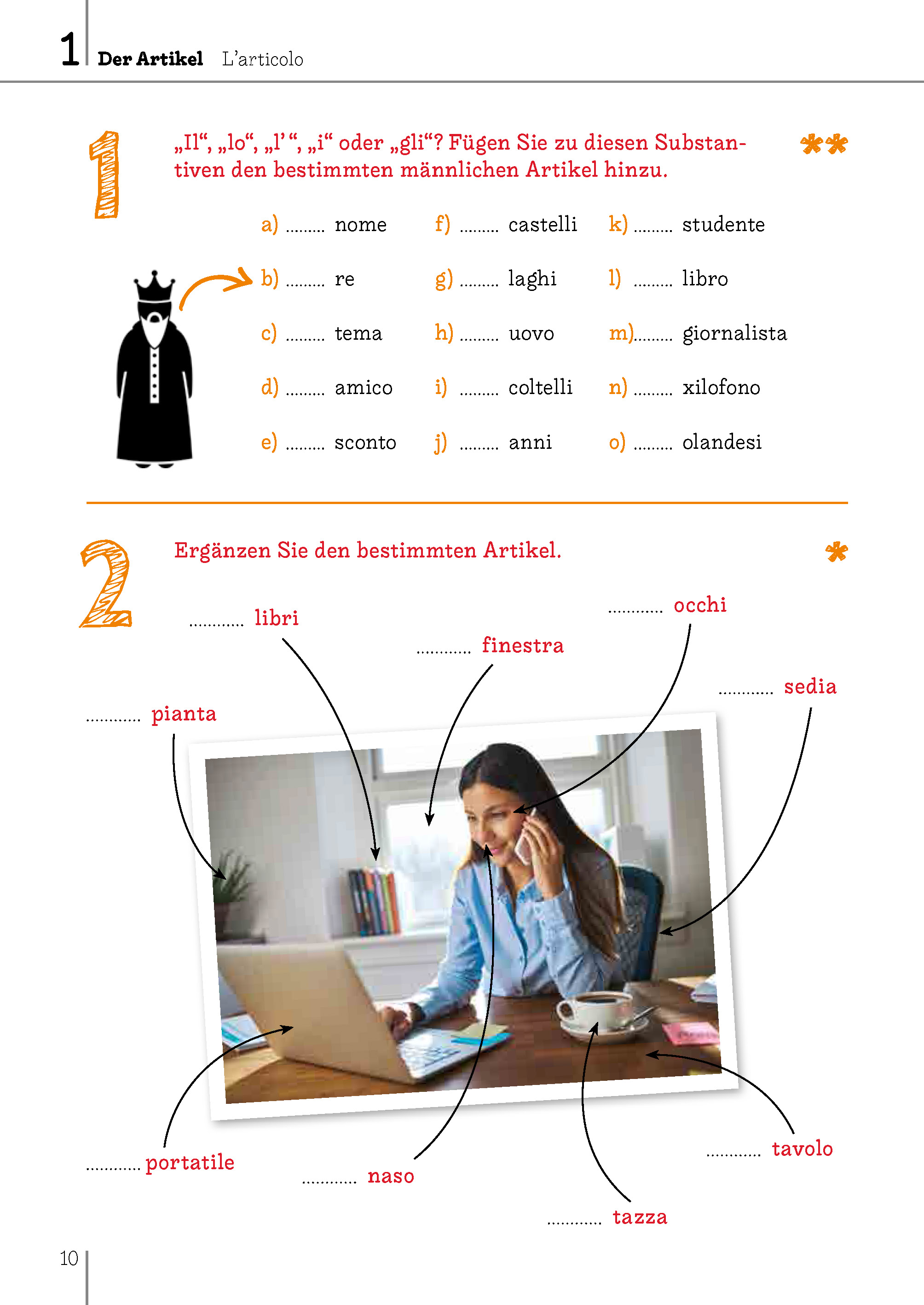 Langenscheidt Übungsbuch Grammatik Bild für Bild Italienisch