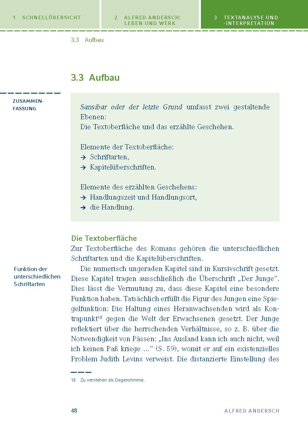 Sansibar oder der letzte Grund von Alfred Andersch