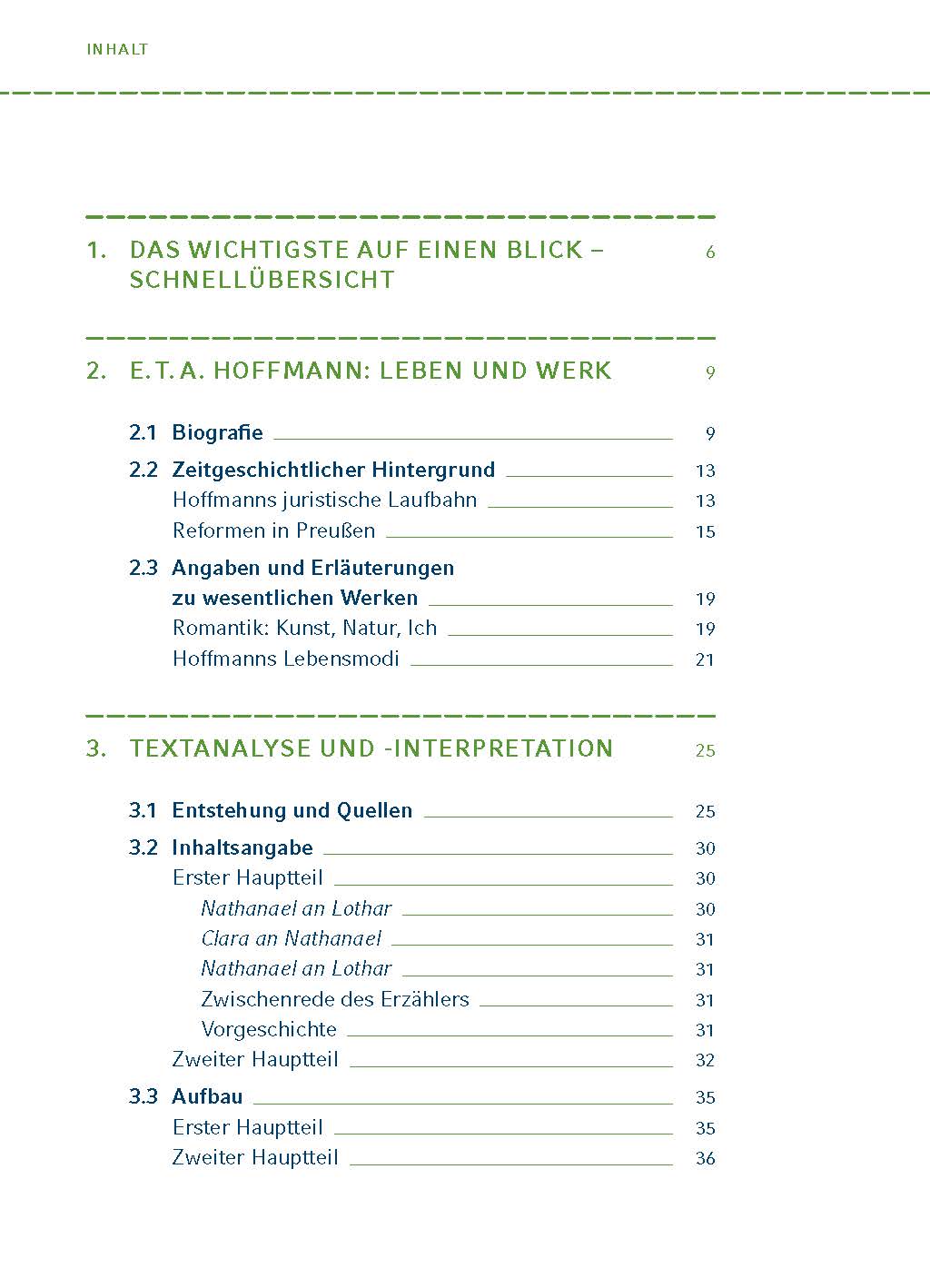 Der Sandmann von E.T.A. Hoffmann - Textanalyse und Interpretation