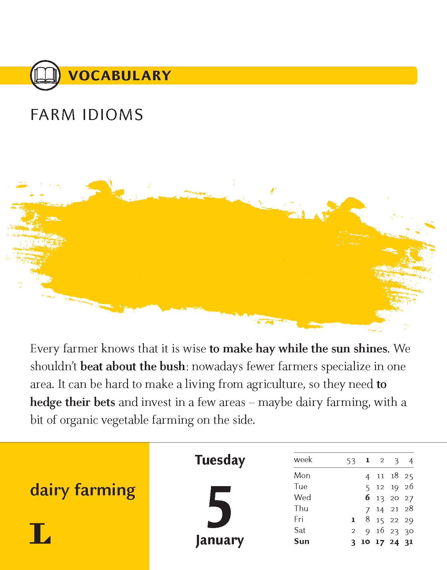 Langenscheidt Sprachkalender Englisch 2021