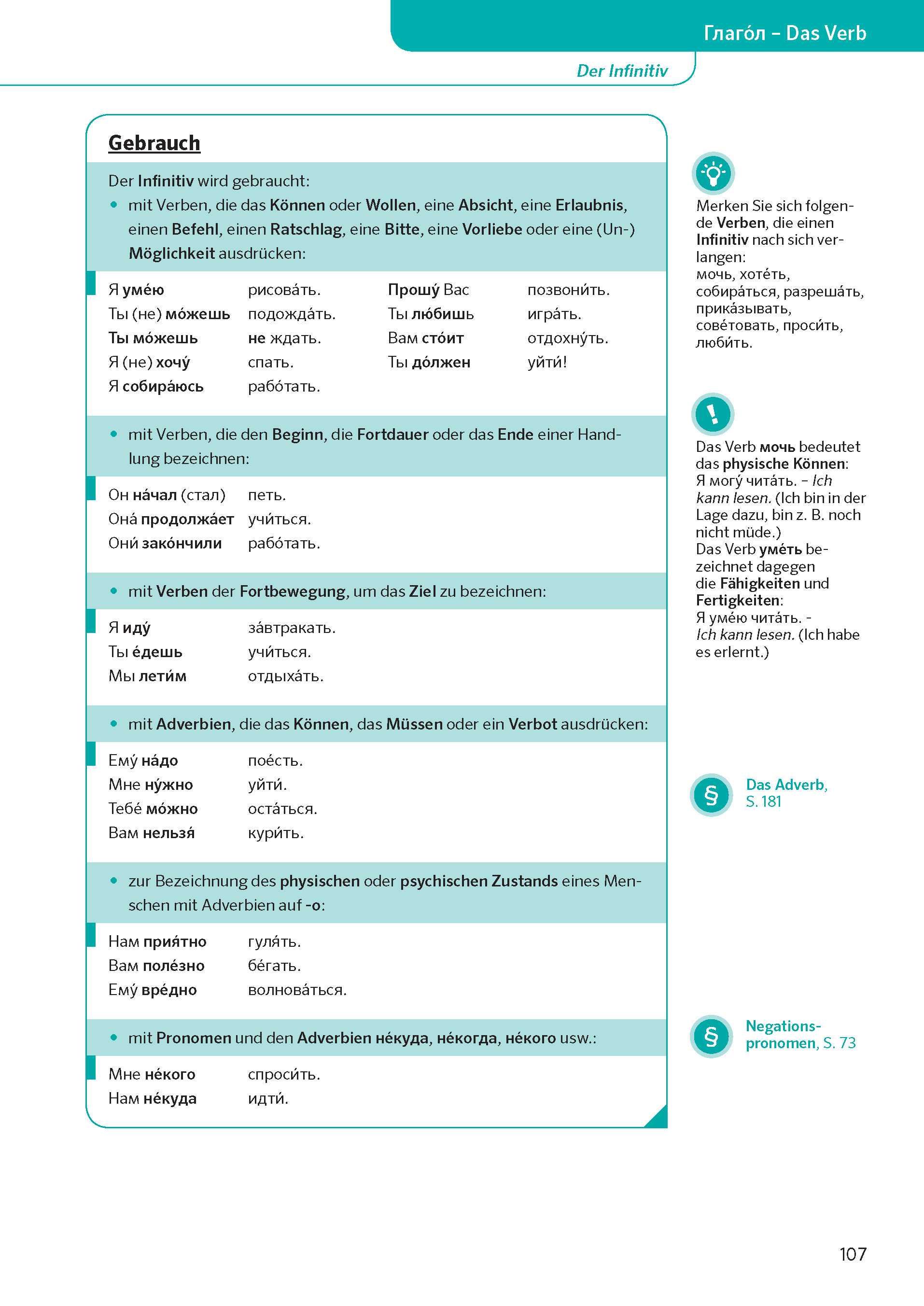 PONS Praxis-Grammatik Russisch