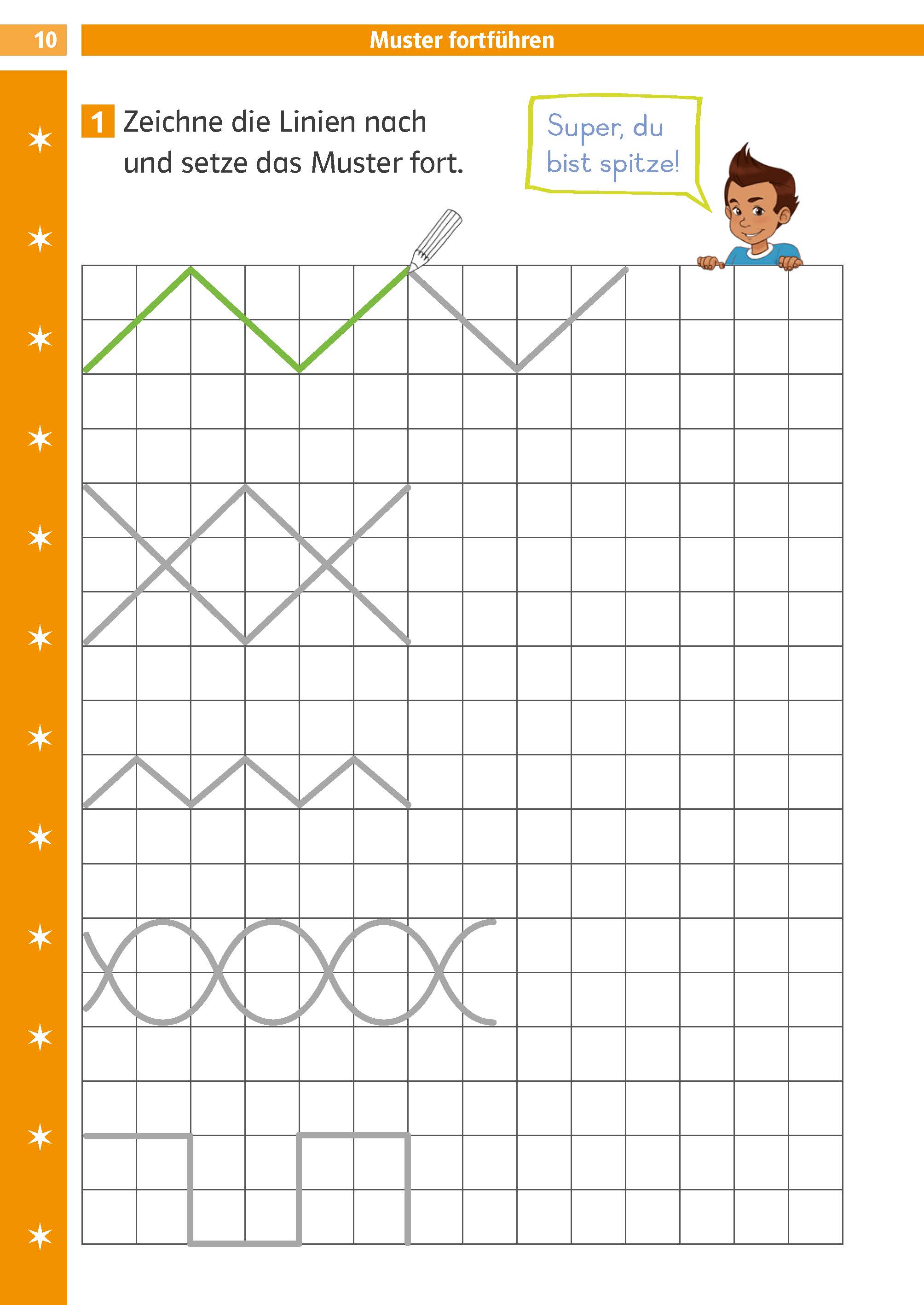 Klett Die Deutsch-Helden: ABC und Schwungübungen 1. Klasse