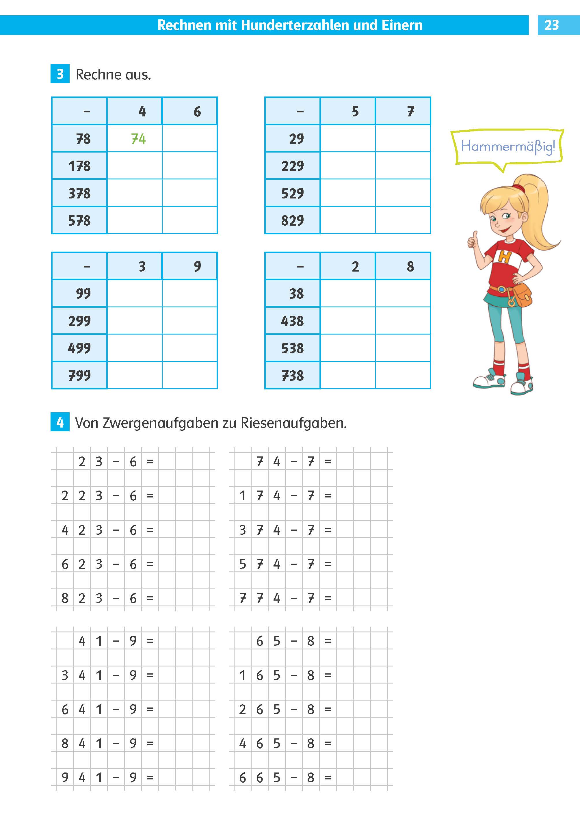 Klett Die Mathe-Helden: Rechnen bis 1000, 3. Klasse