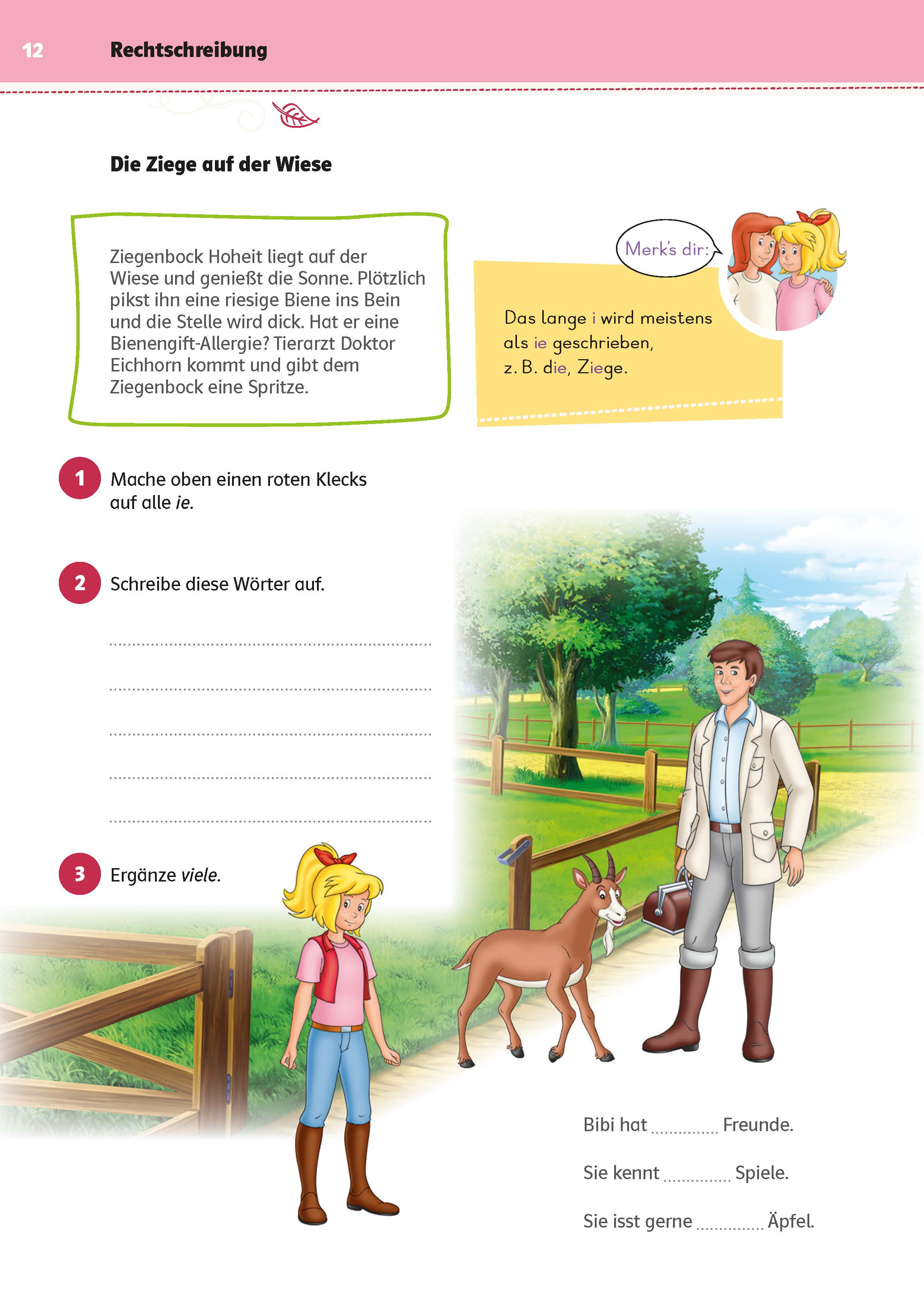 Bibi & Tina: Mein Übungsbuch für die 2. Klasse