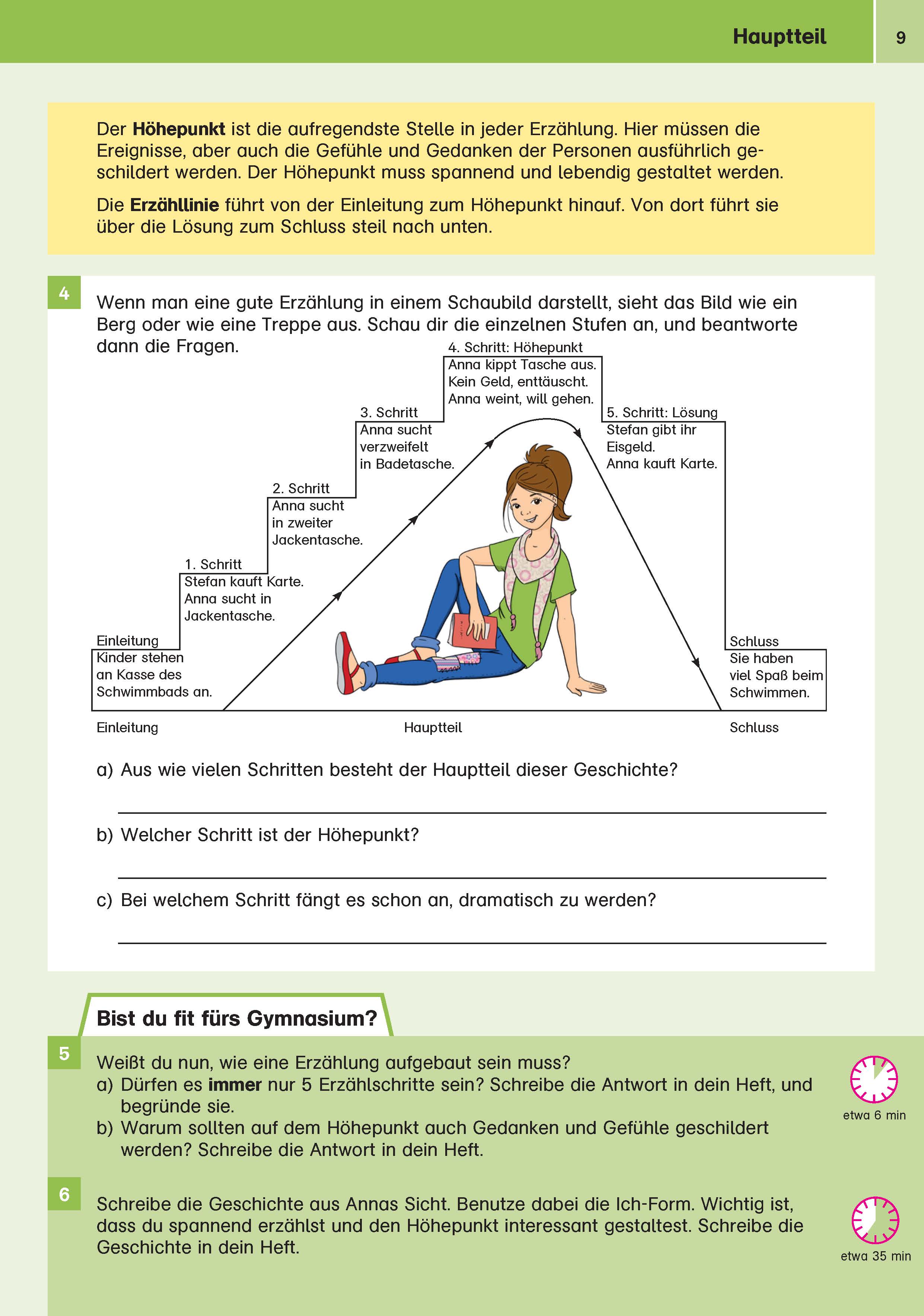 Klett Sicher ins Gymnasium Aufsatz 4. Klasse