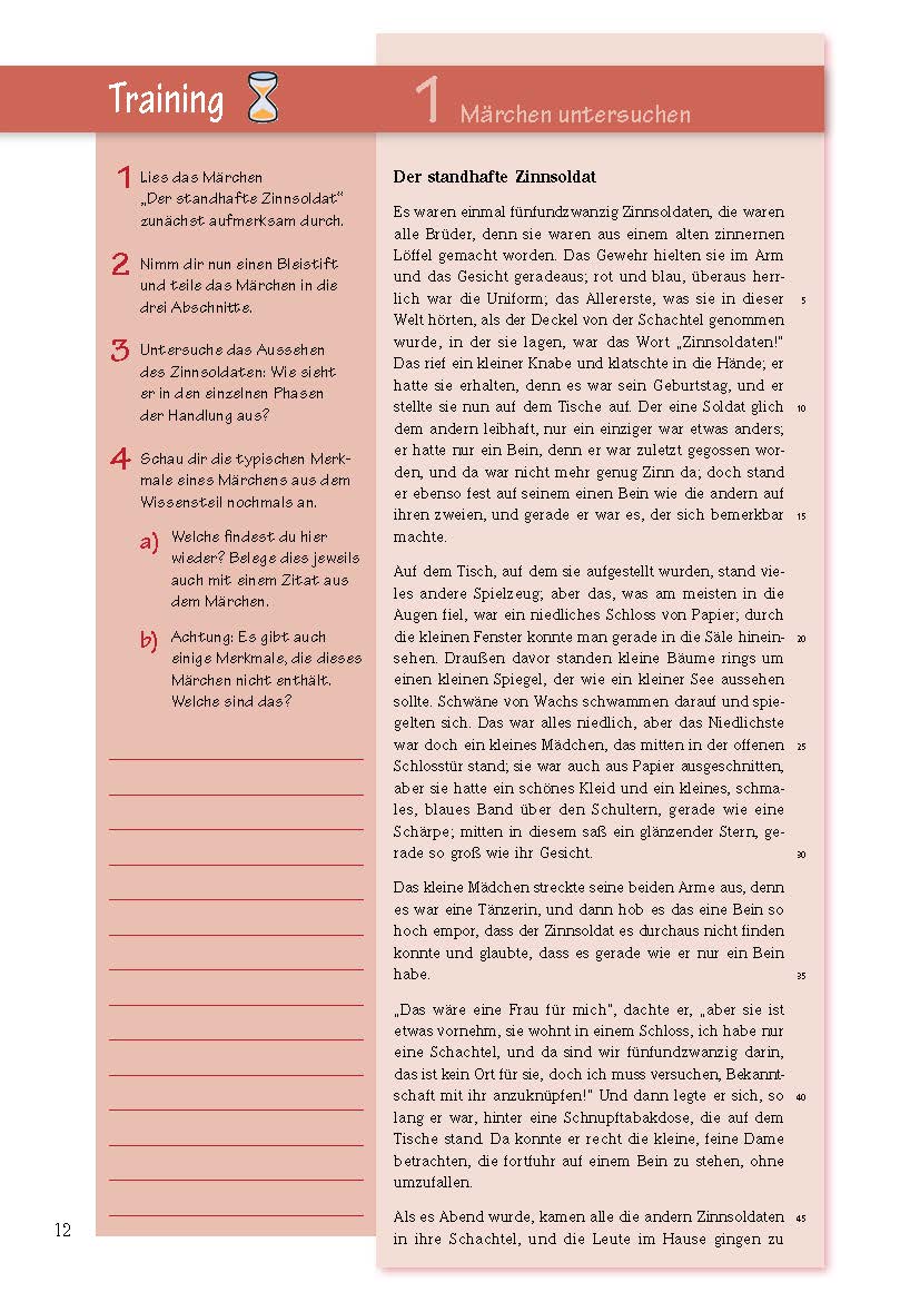 Auf den Punkt gebracht: Märchen, Sagen und Fabeln untersuchen – Deutsch 5./6. Klasse