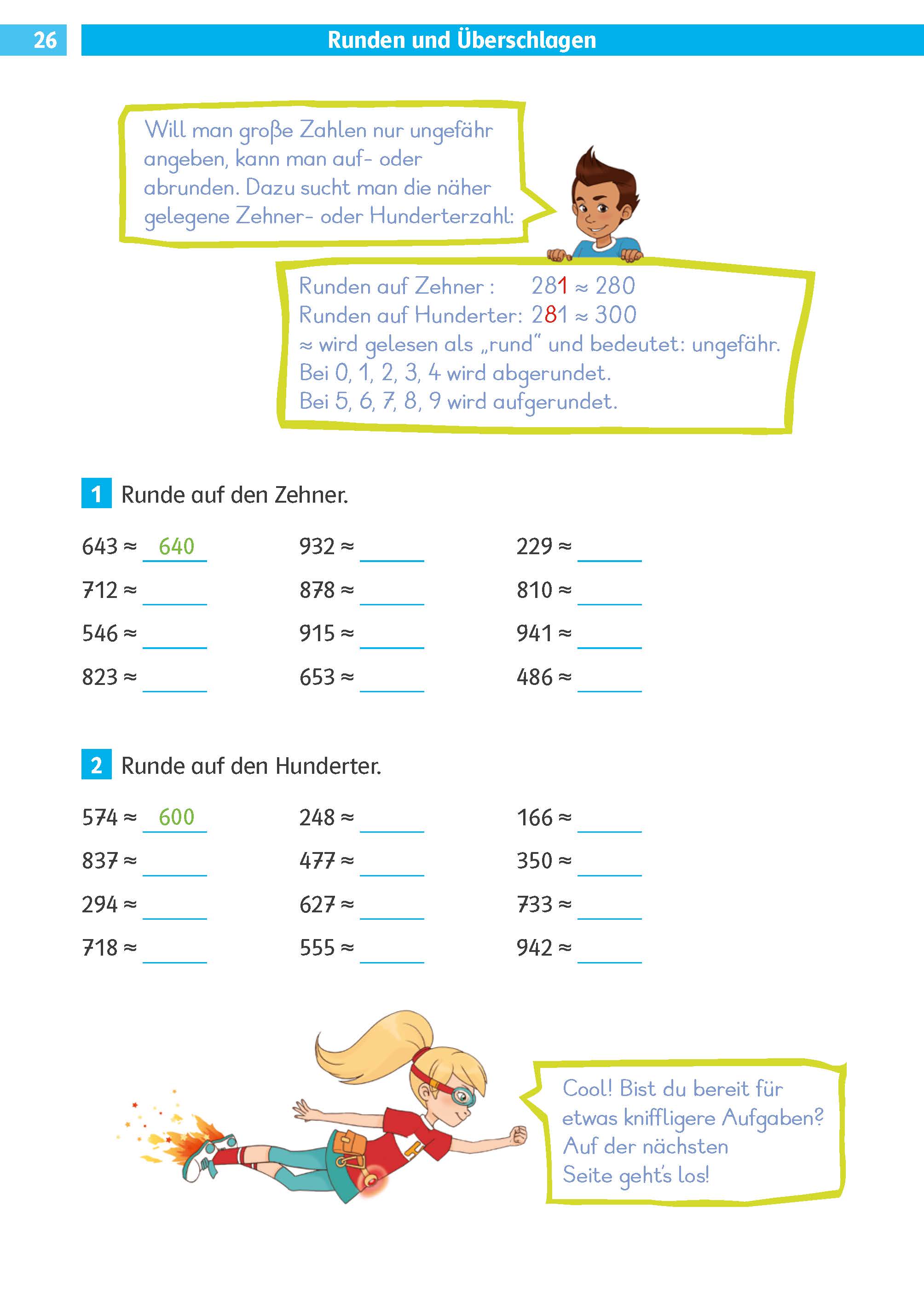 Klett Die Mathe-Helden: Rechnen bis 1000, 3. Klasse