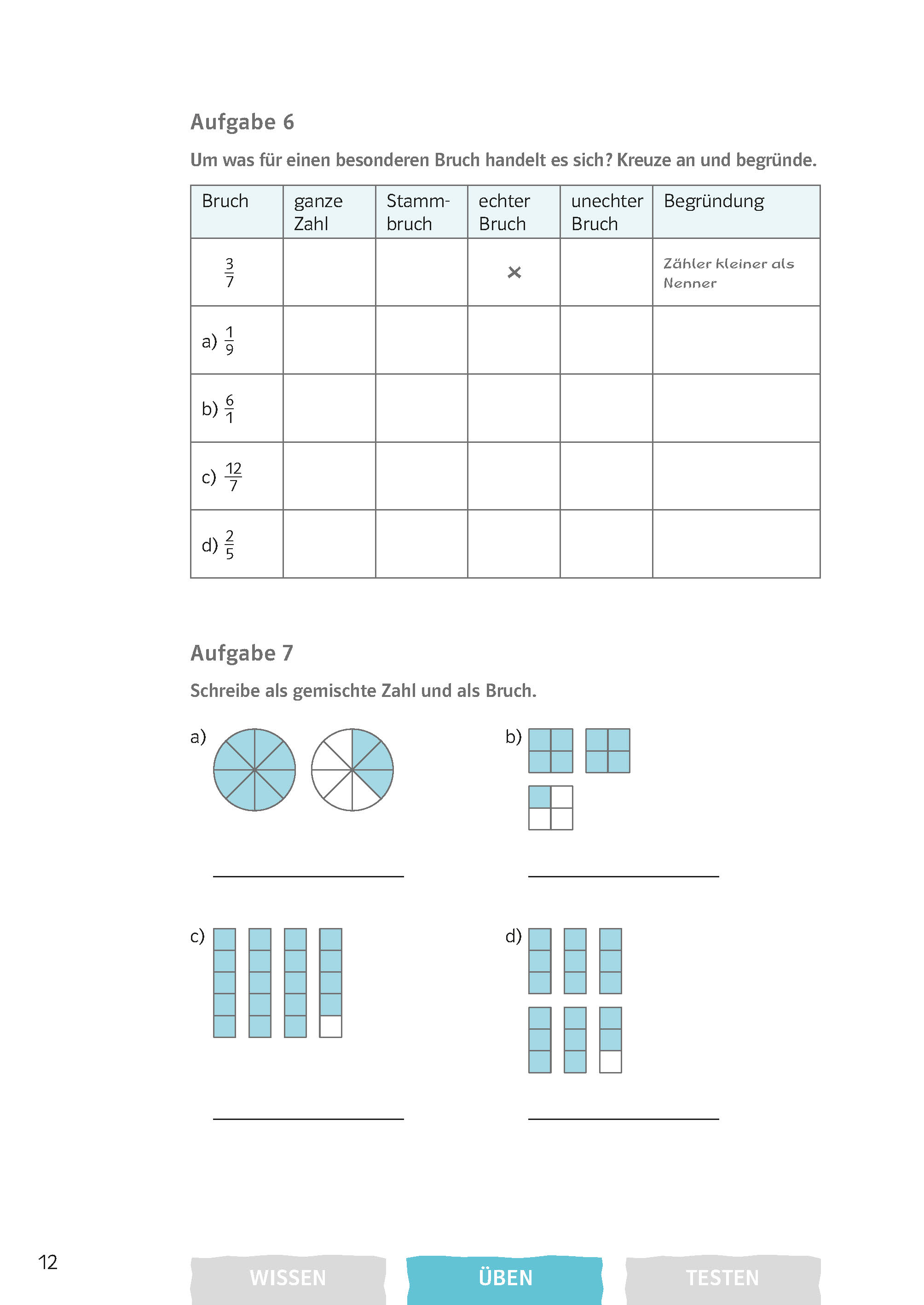 Klett Bruchrechnung im Griff Mathematik 5.-8. Klasse