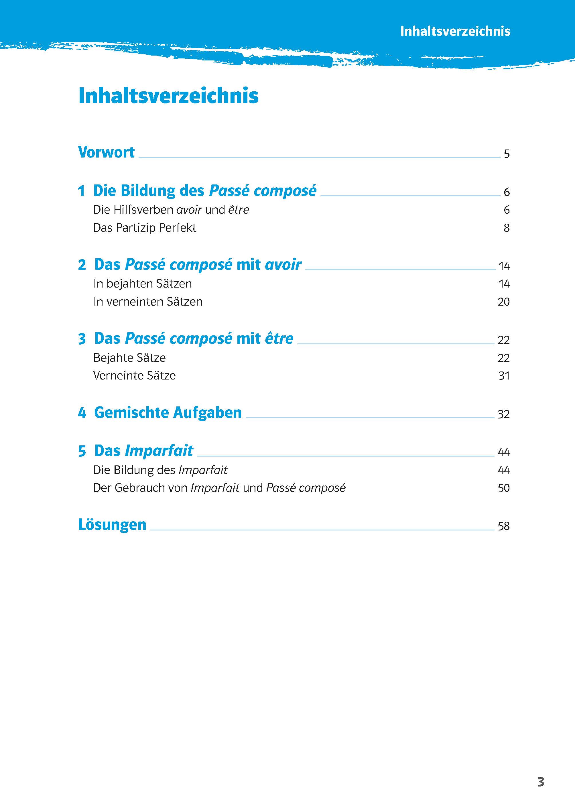 Klett 10-Minuten-Training Französisch Grammatik Passé composé und Imparfait 1./2. Lernjahr