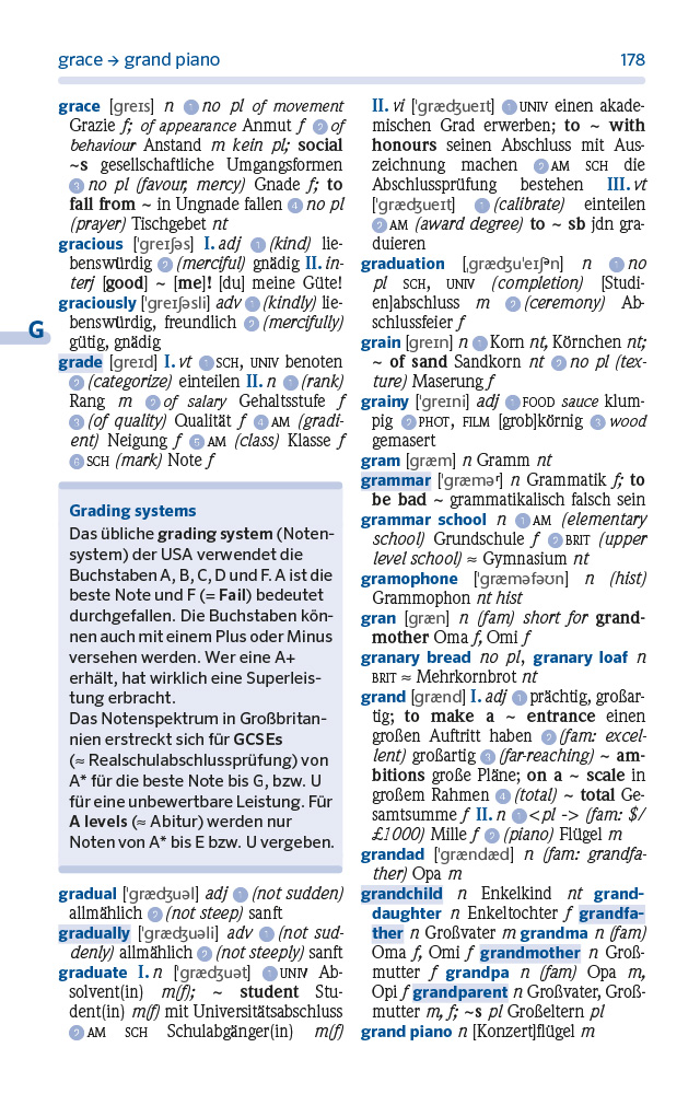 PONS Schulwörterbuch Englisch