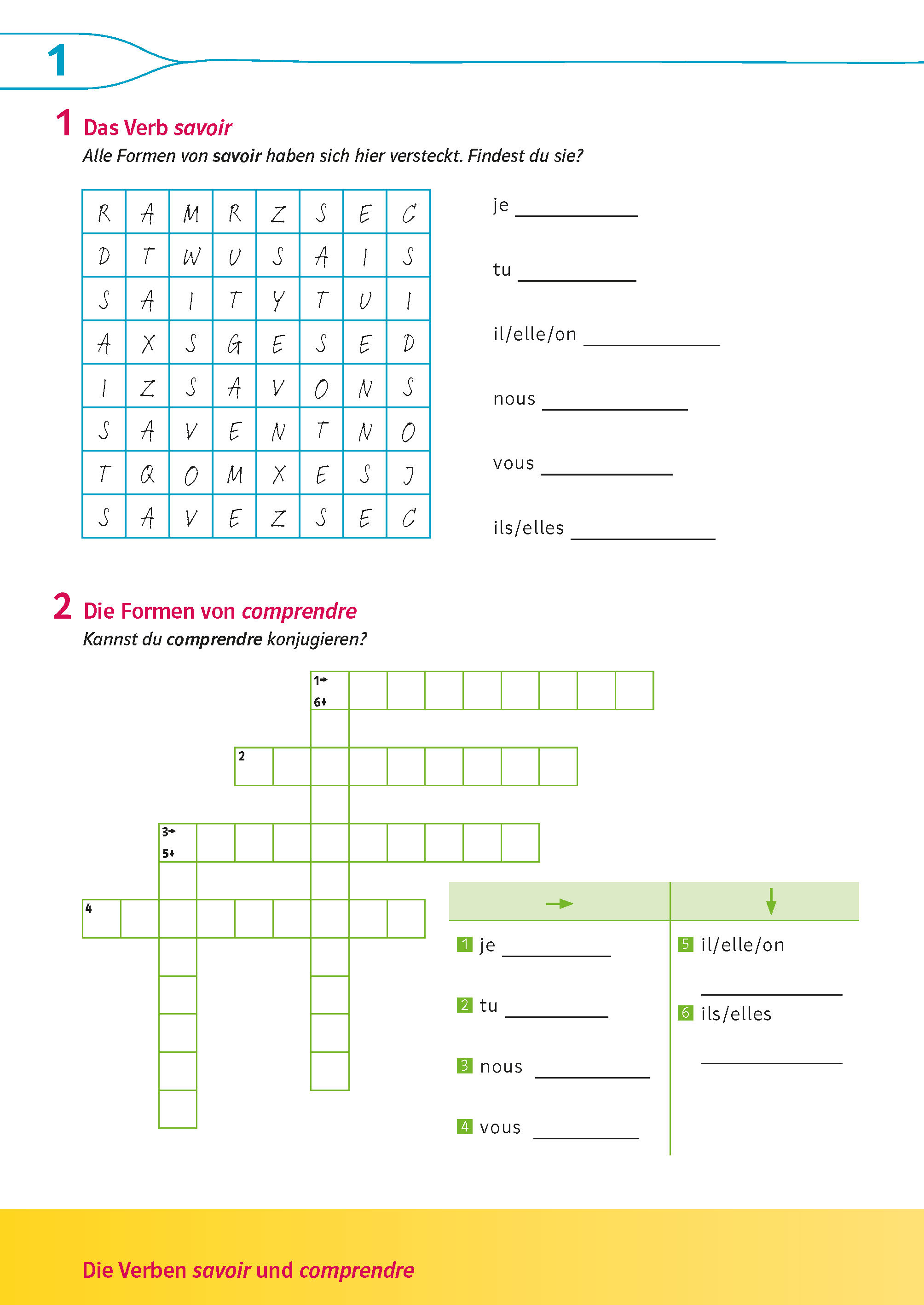 Découvertes 2 Bayern (ab 2017) - Übungsblock 2. Lernjahr