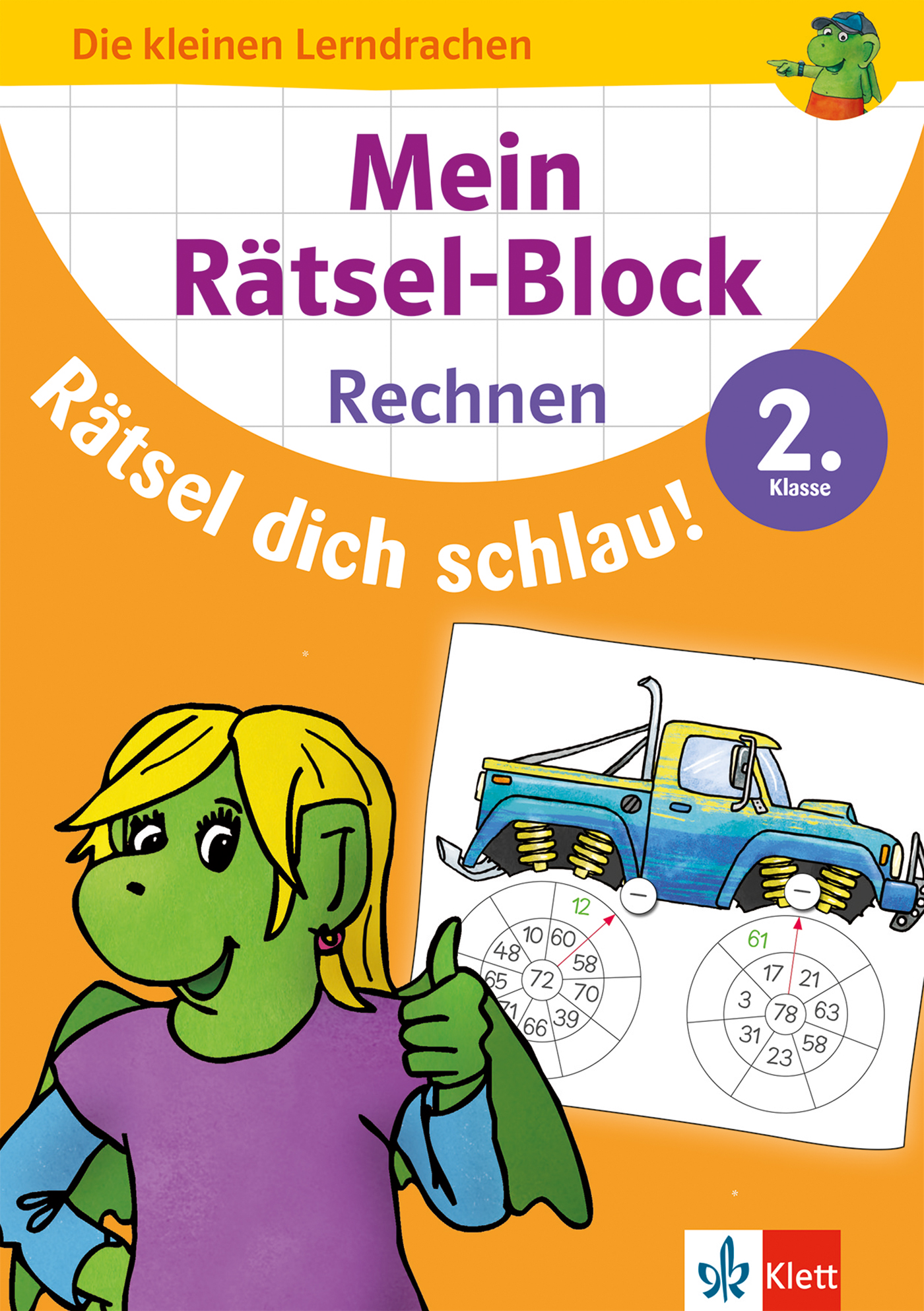 Klett Mein Rätsel-Block Rätsel dich schlau!  Rechnen 2. Klasse