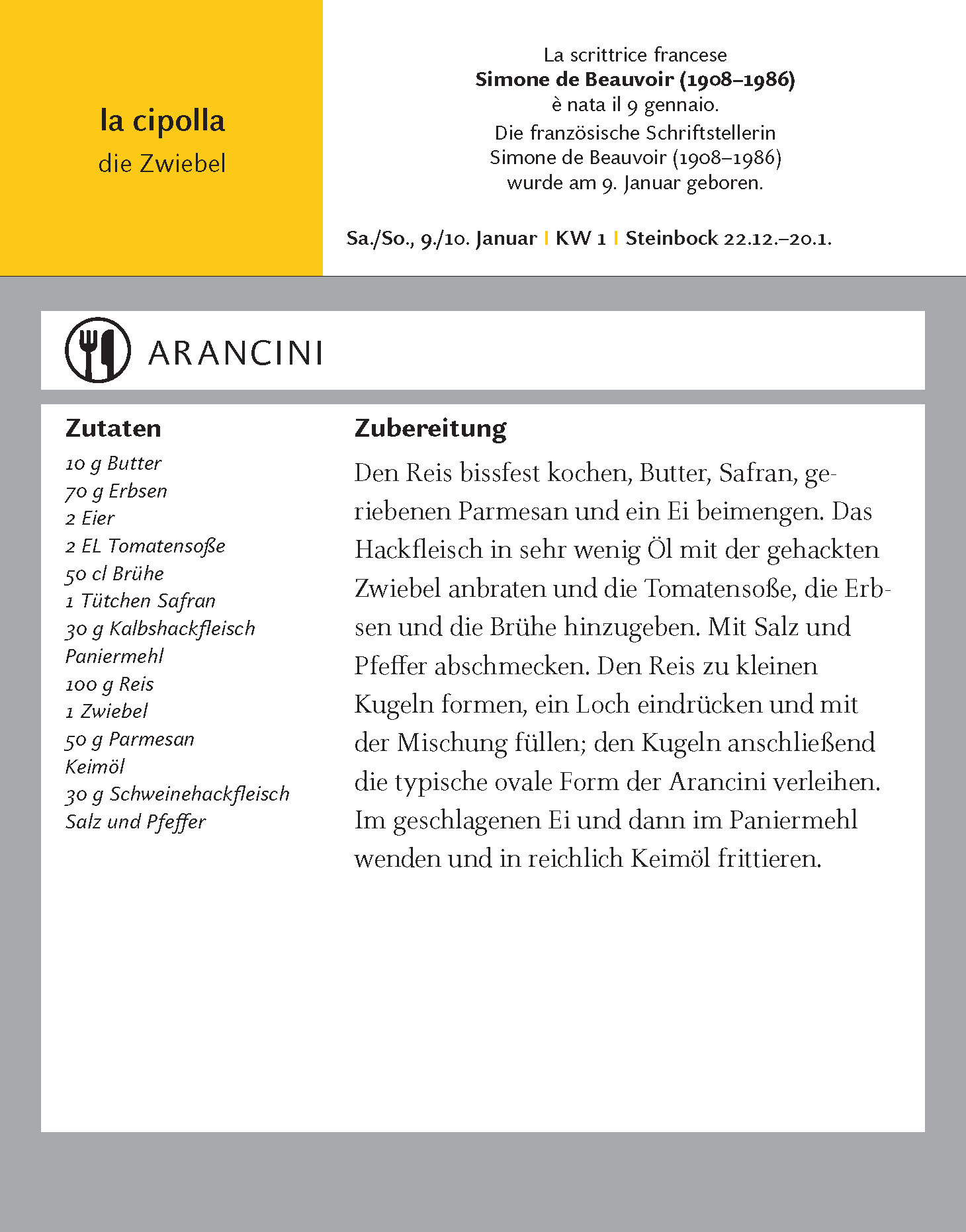 Langenscheidt Sprachkalender Italienisch 2021