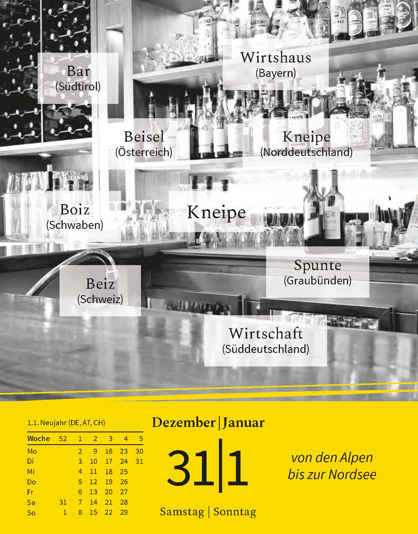 Langenscheidt Sprachkalender Dialekte 2023