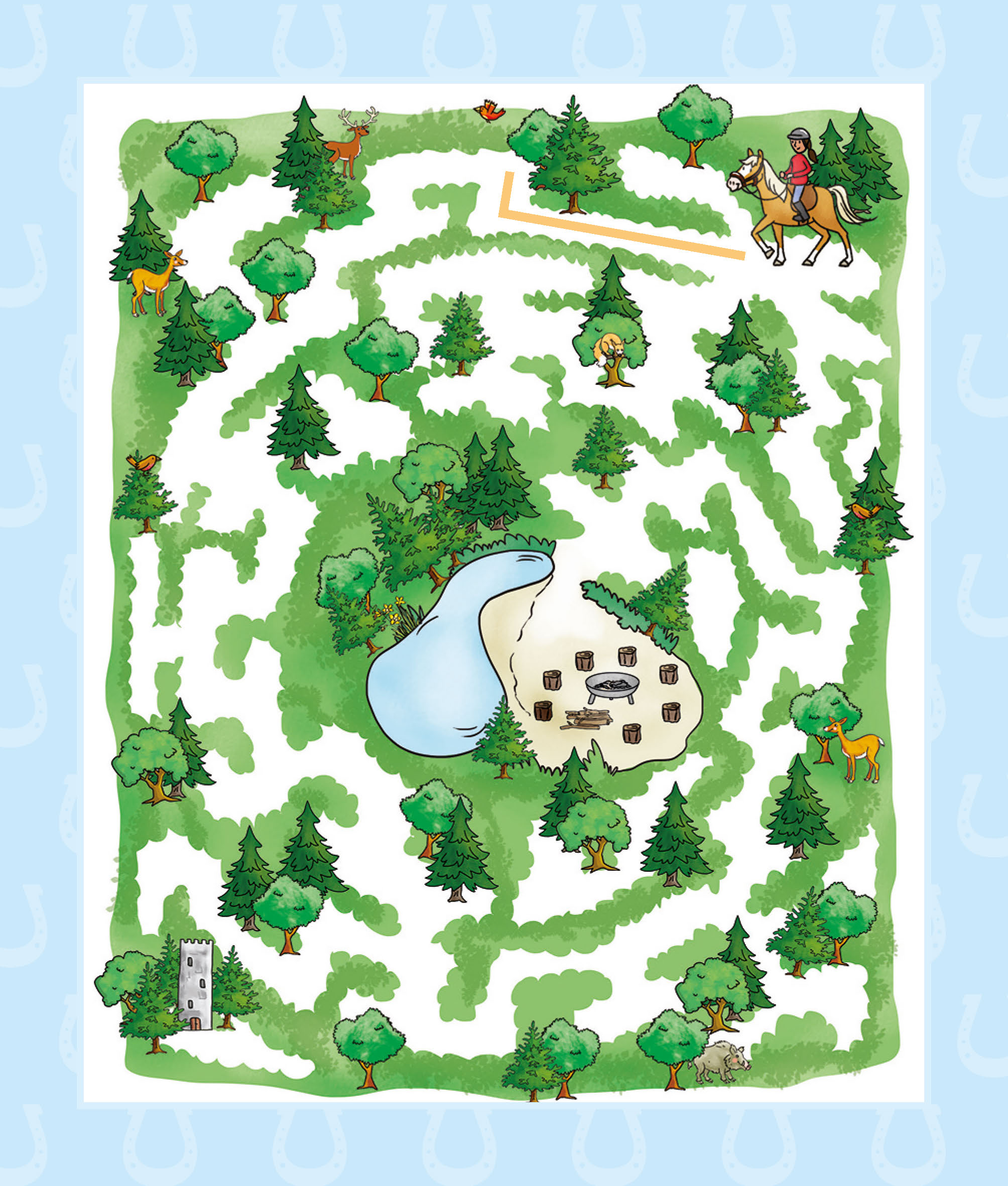 Klett Mein Lieblings-Block Pferdestarke Rätselspiele