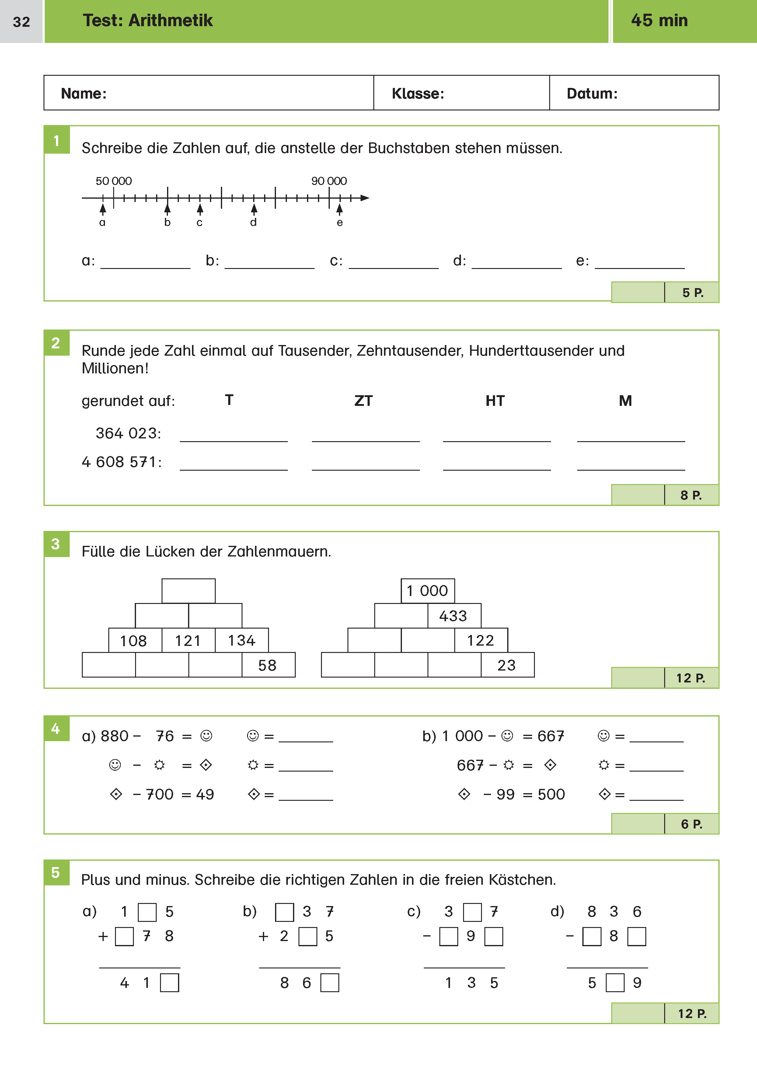 Klett Sicher ins Gymnasium Mathematik 4. Klasse
