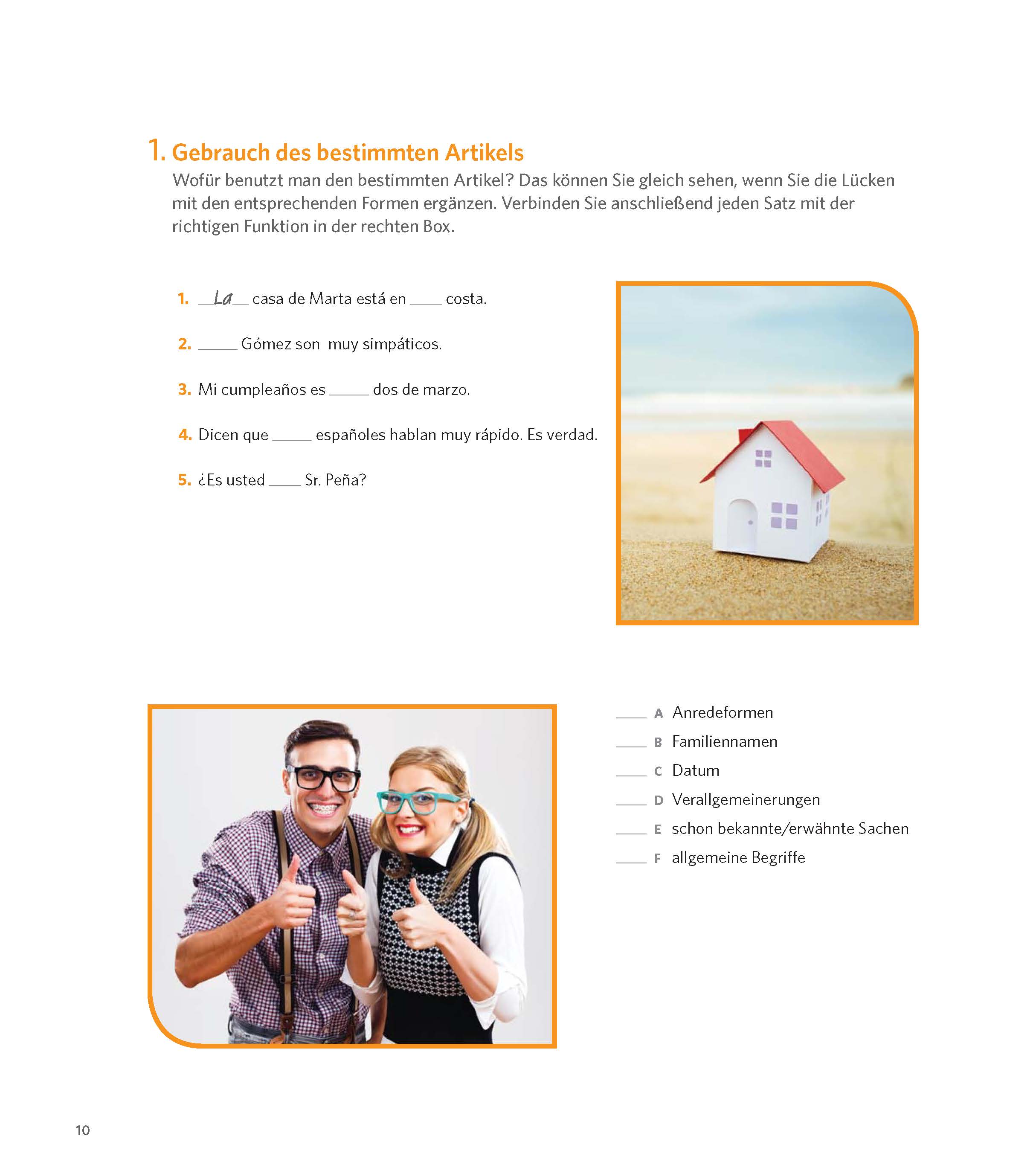 PONS Grammatik üben in Bildern Spanisch