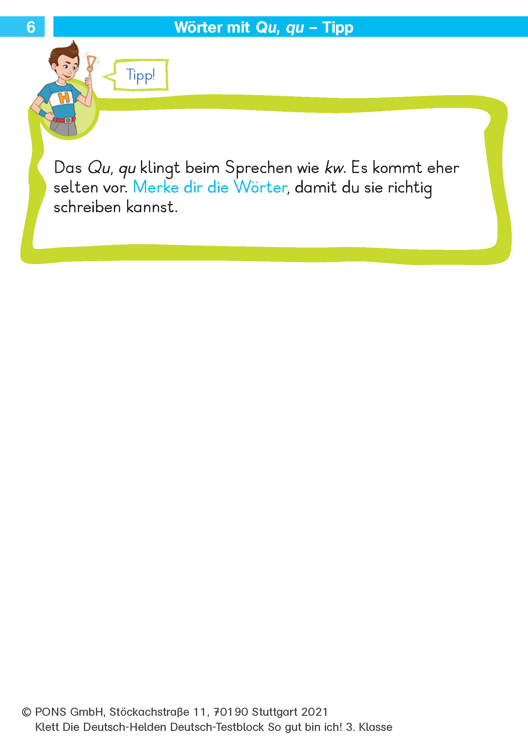 Klett Die Deutsch-Helden: Deutsch-Testblock So gut bin ich! 3. Klasse