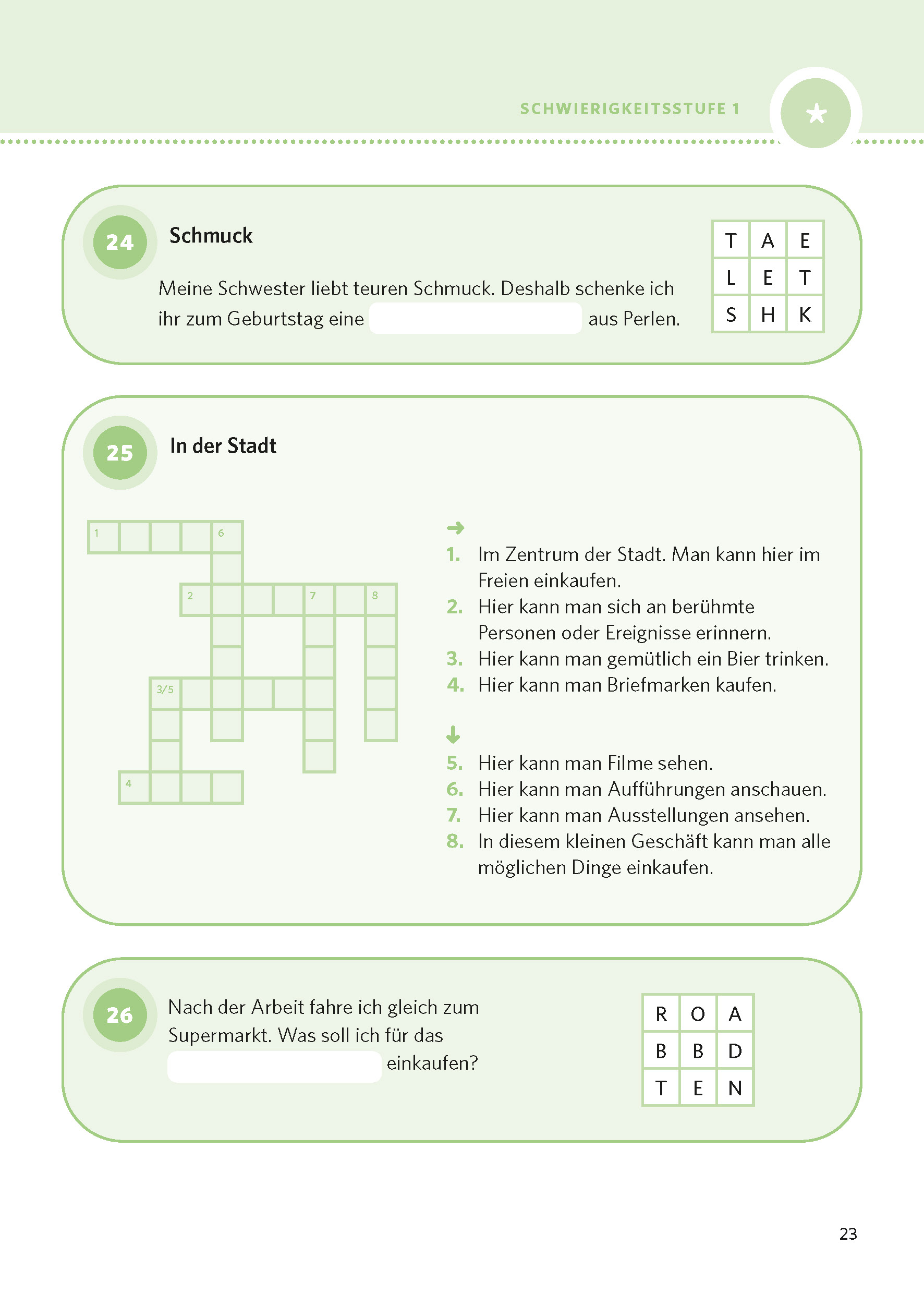 PONS Deutsch als Fremdsprache zum Quizzen