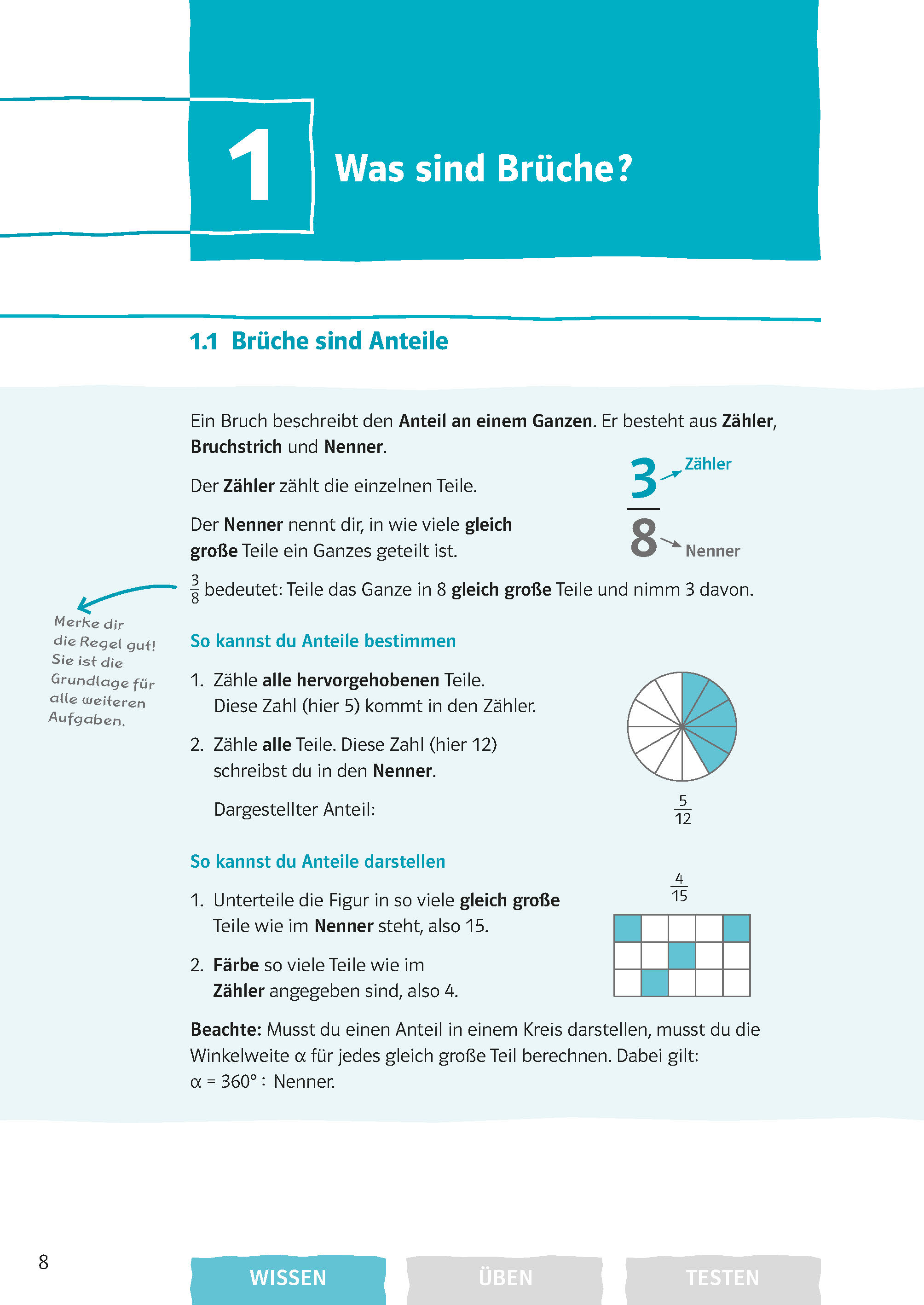 Klett Bruchrechnung im Griff Mathematik 5.-8. Klasse