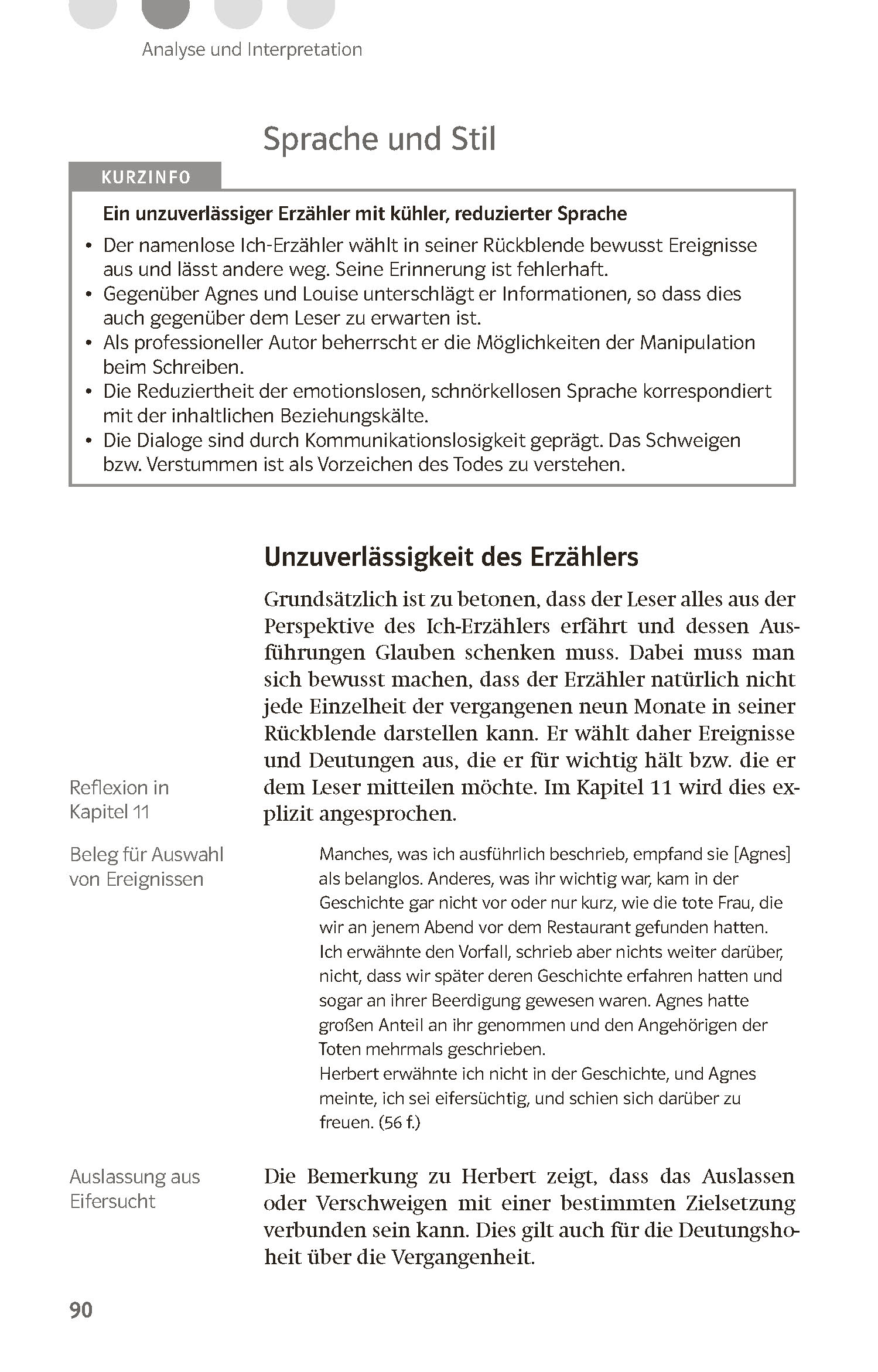 Klett Lektürehilfen Peter Stamm, Agnes