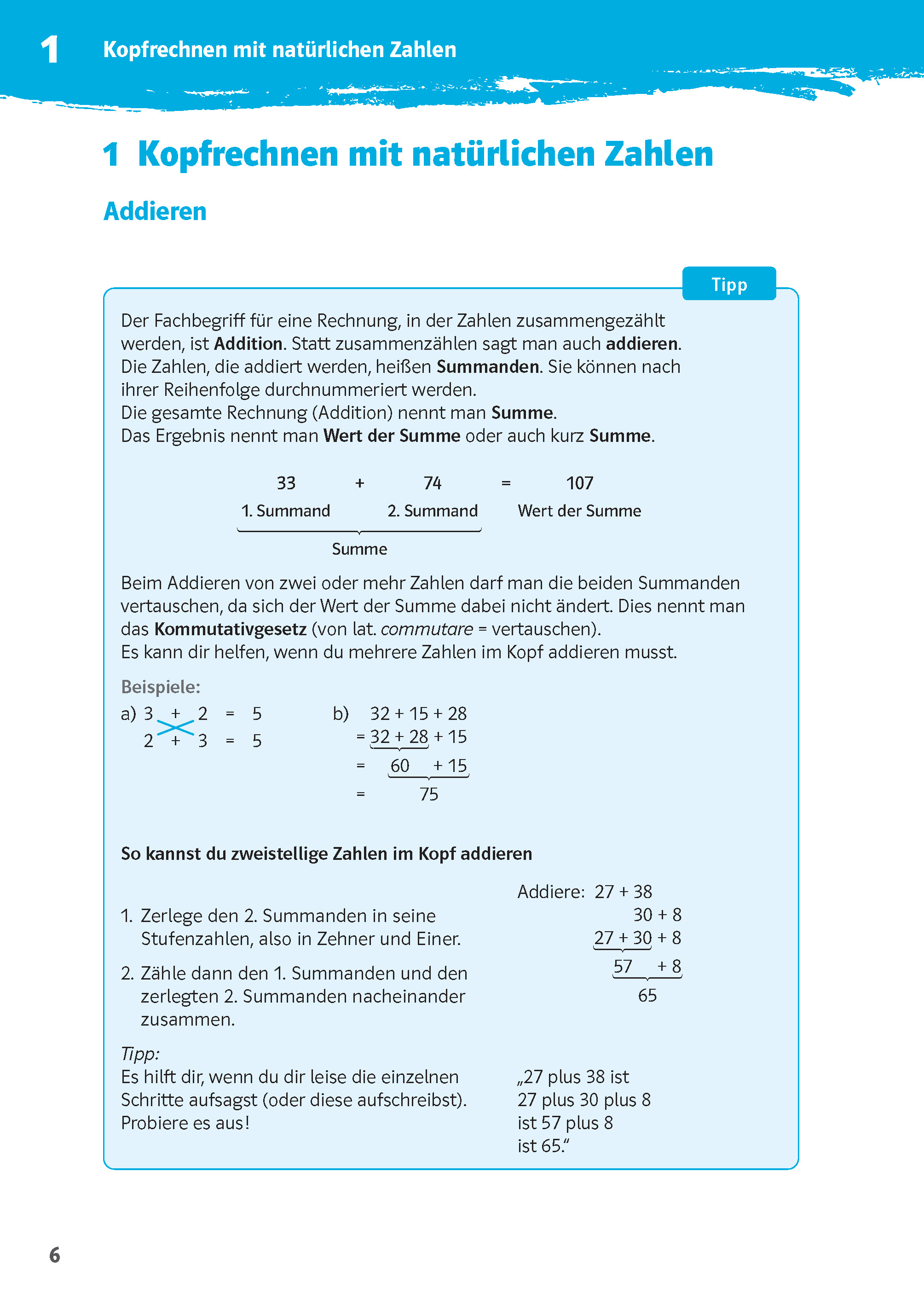 Klett 10-Minuten-Training Mathematik Kopfrechnen 5. Klasse