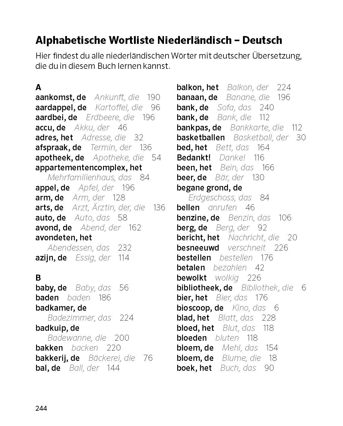 PONS Niederländisch von 0 auf 500