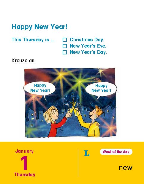 Langenscheidt Kinderkalender Englisch 2026