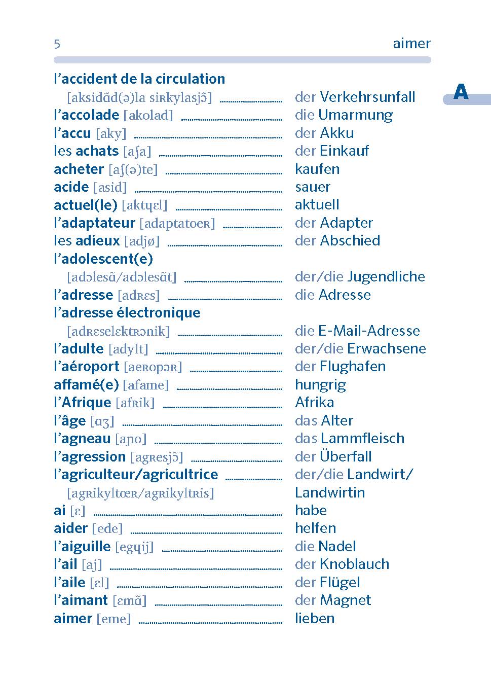 PONS Das kleine Wörterbuch Französisch