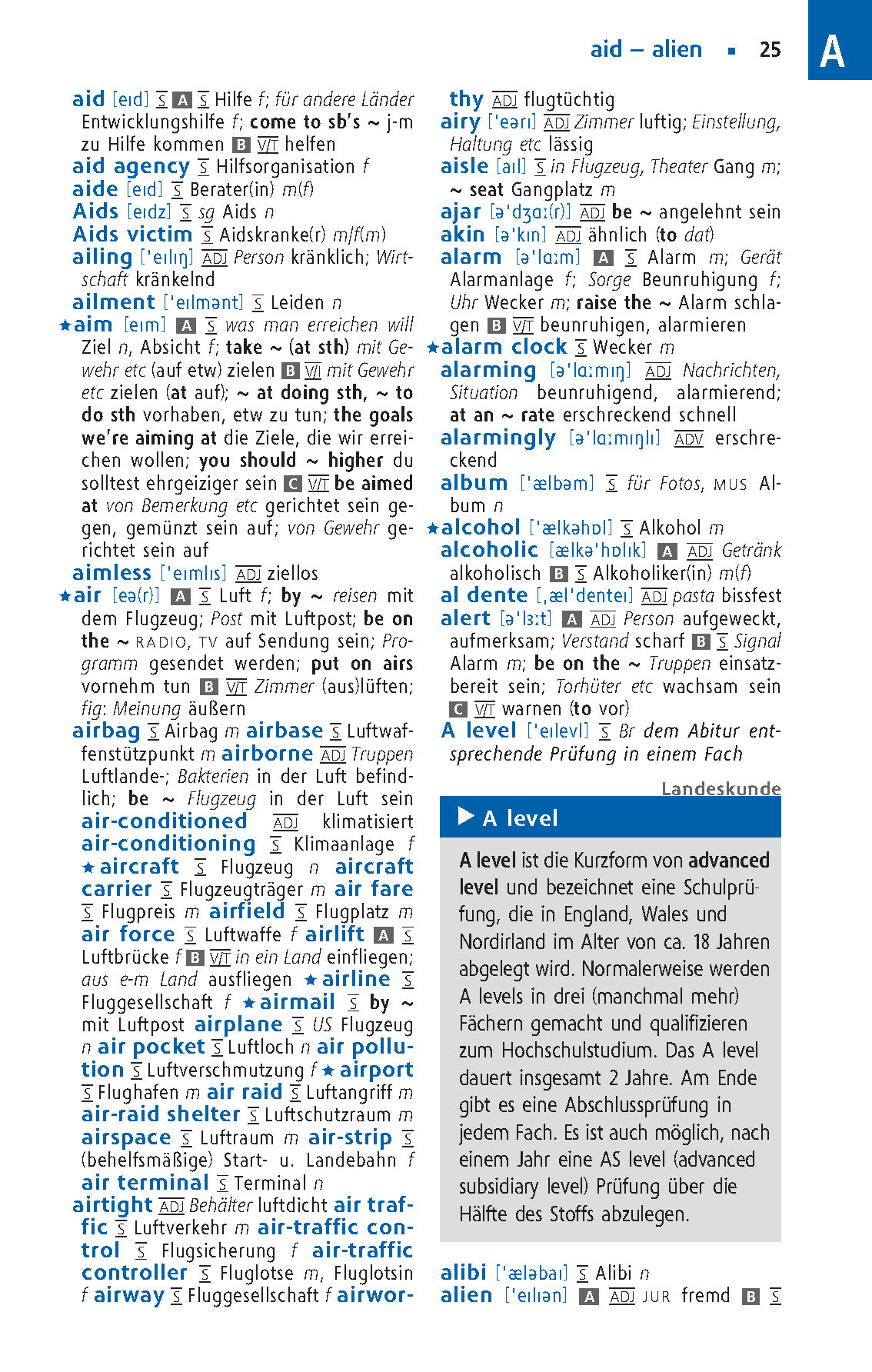 Langenscheidt Schulwörterbuch Englisch