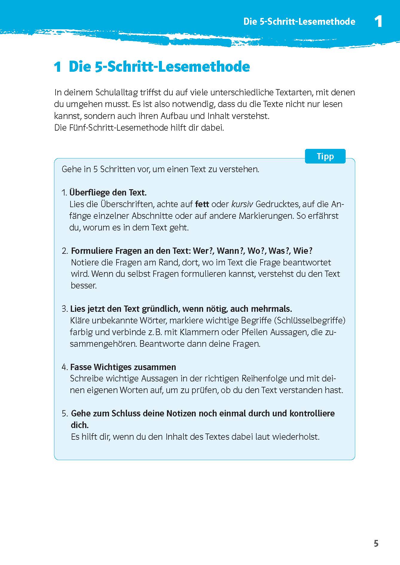 Klett 10-Minuten-Training Deutsch Texte lesen und verstehen 6. Klasse